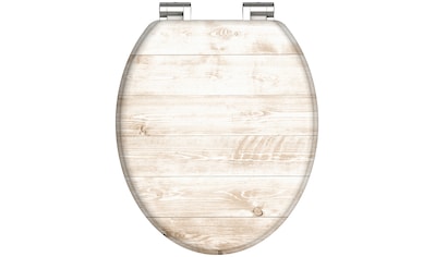 welltime WC-Sitz »Holz«, hochwertiger FSC-zertifizierter Premium-Toilettendeckel mit... kaufen