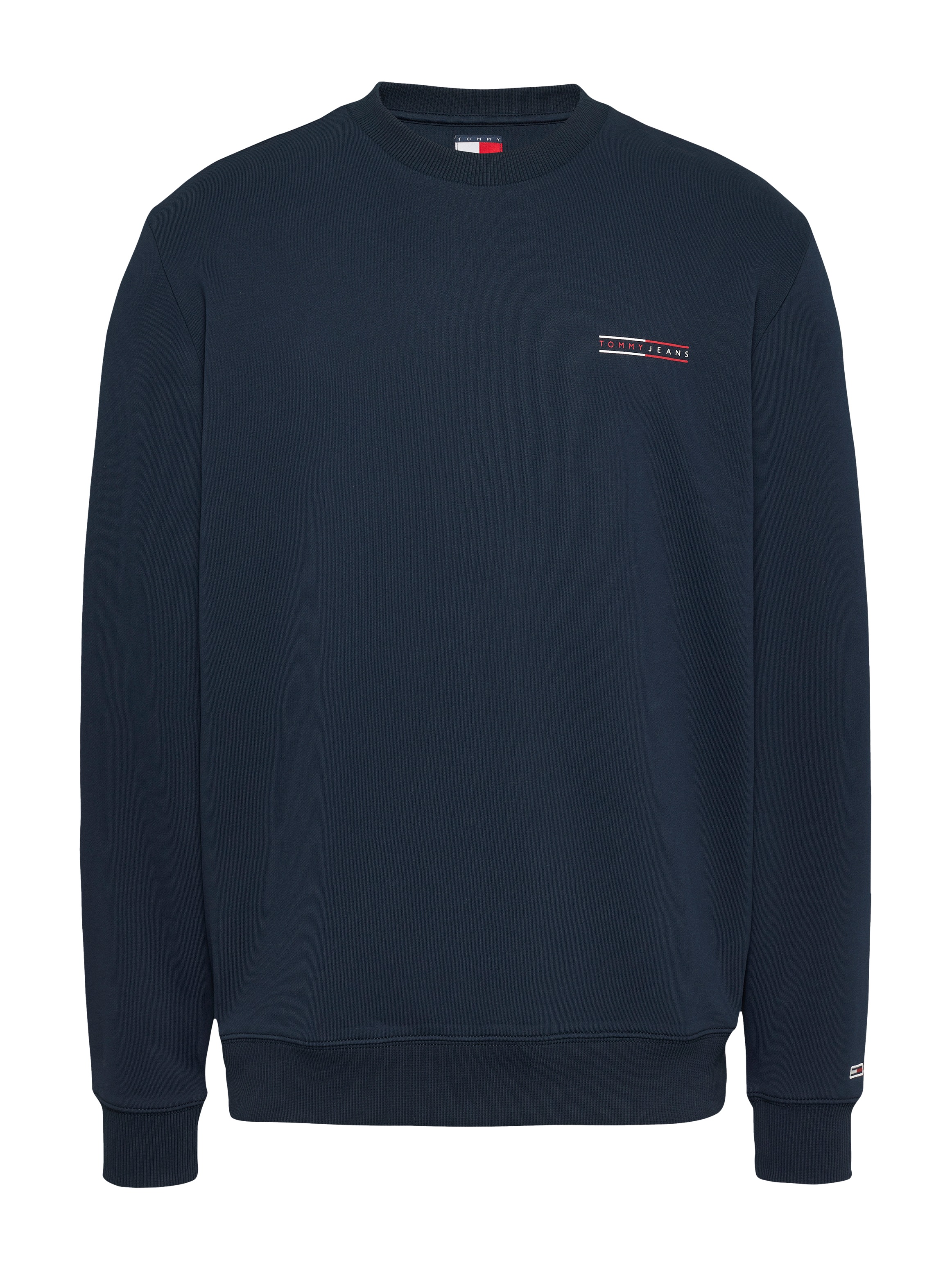 Tommy Jeans Sweatshirt »TJM REG ENTRY GRAPHIC CREW EXT«, leicht überschnittene Schultern, kleiner Print auf der Brust