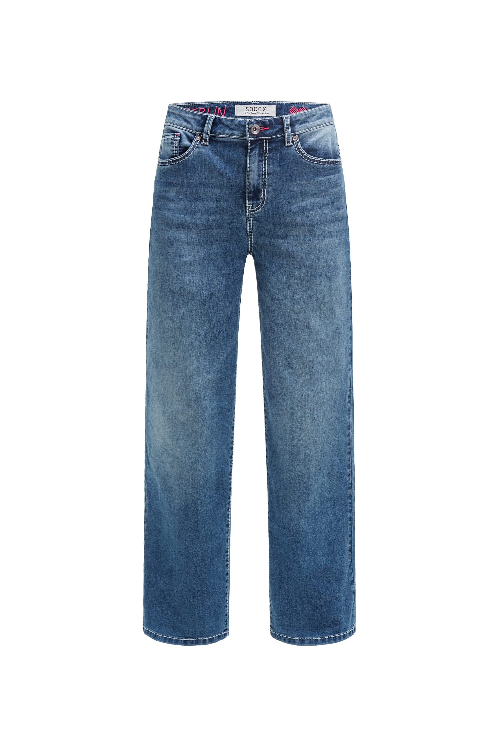 SOCCX Regular-fit-Jeans, mit breiten Nähten günstig online kaufen