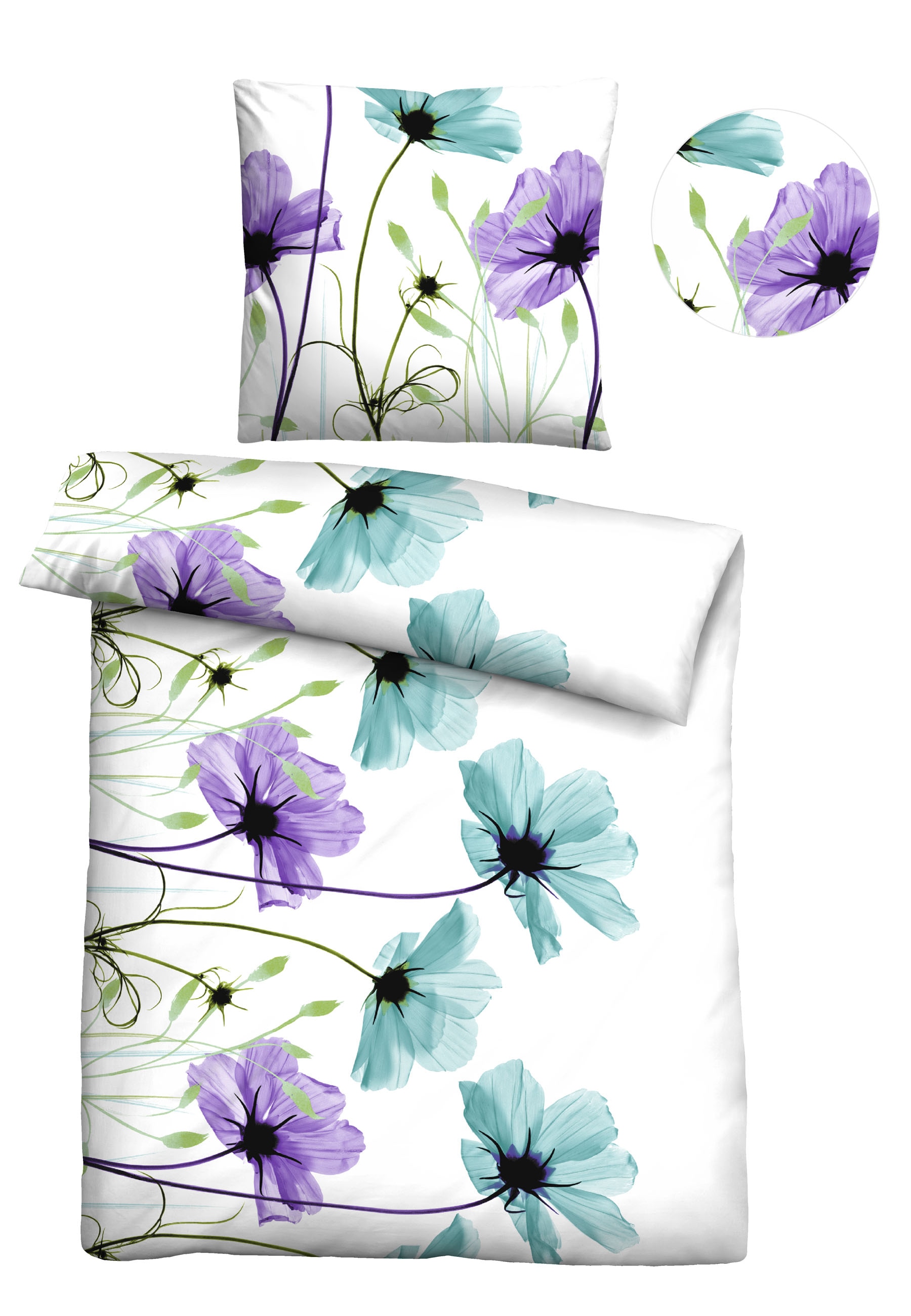 Castell - Markenbettwäsche Bettwäsche "0260982" 2 Stk. absolut bügelfrei, p günstig online kaufen