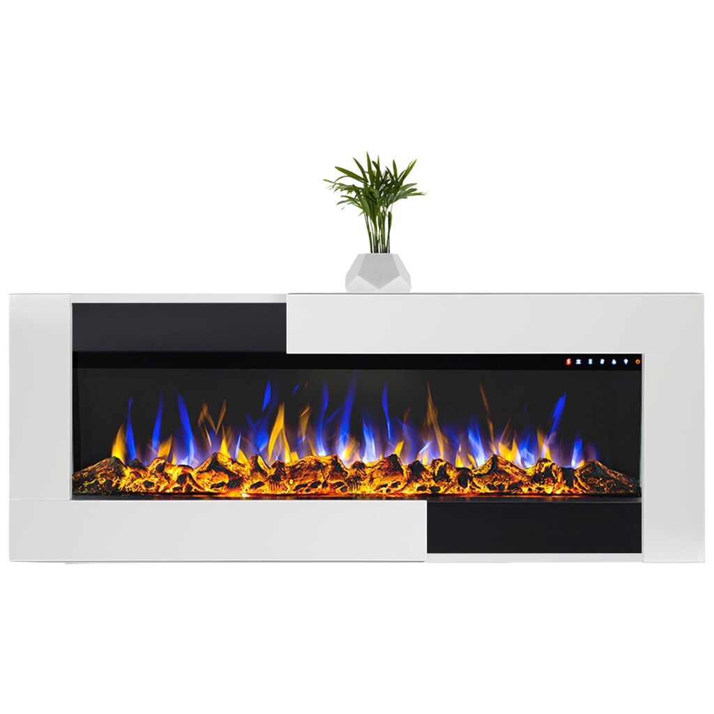 GLOW FIRE Elektrokamin »Insert Tetris 50«, täuschend echte Flamme - Multicolor LED-Technik, Heizfunktion 1600W