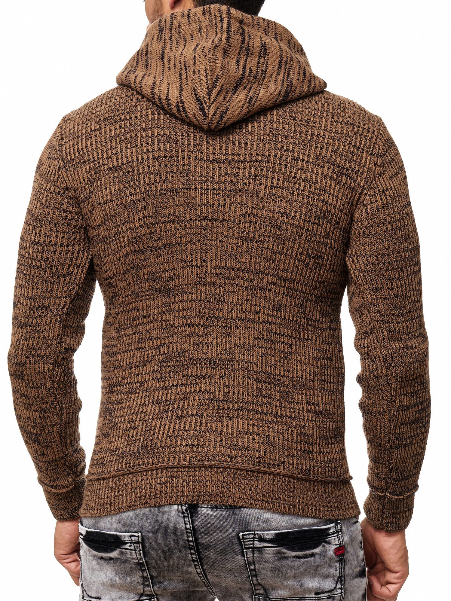 Rusty Neal Kapuzensweatshirt, mit stylischem Ausschnitt