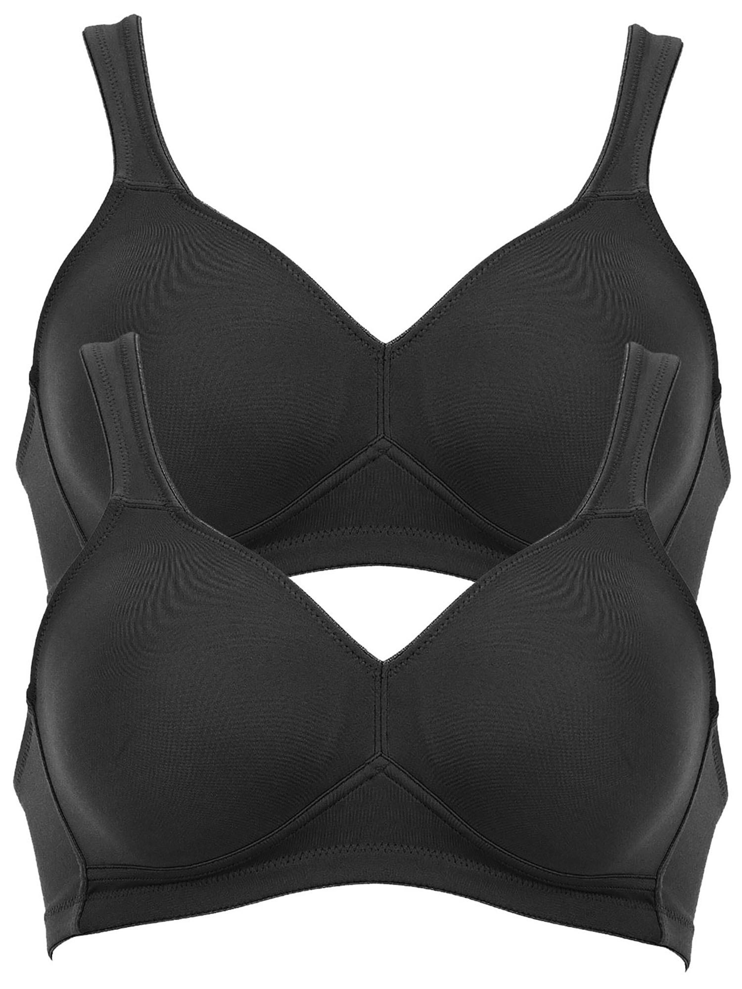 ANITA Damen Bügelloser BH "BH ohne Bügel Twin", Gr. 95, schwarz, Obermaterial: 70% Polyamid PA. 30% Elasthan EL., BHs