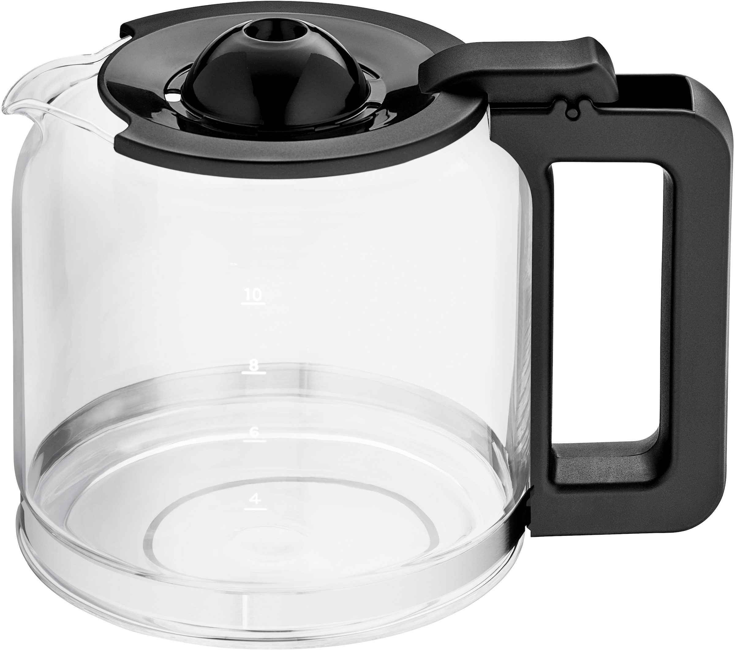WMF Filterkaffeemaschine »Stelio Deep Black«, 1,25 l Kaffeekanne, Papierfilter, 1x4, 10 Tassen, Warmhaltefunktion, Abschaltautomatik, Cromargan, 1000 Watt