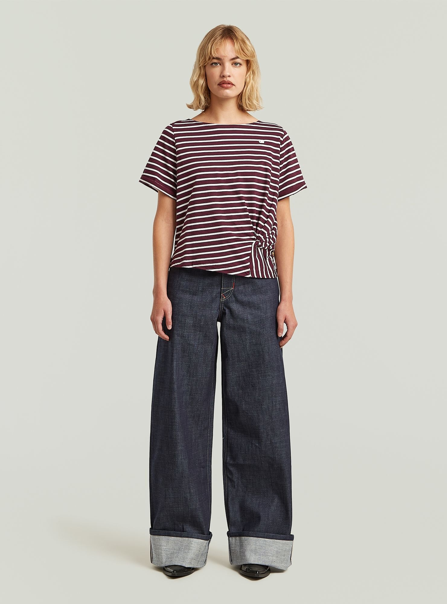G-STAR T-Shirt »Striped Knot T-Shirt«