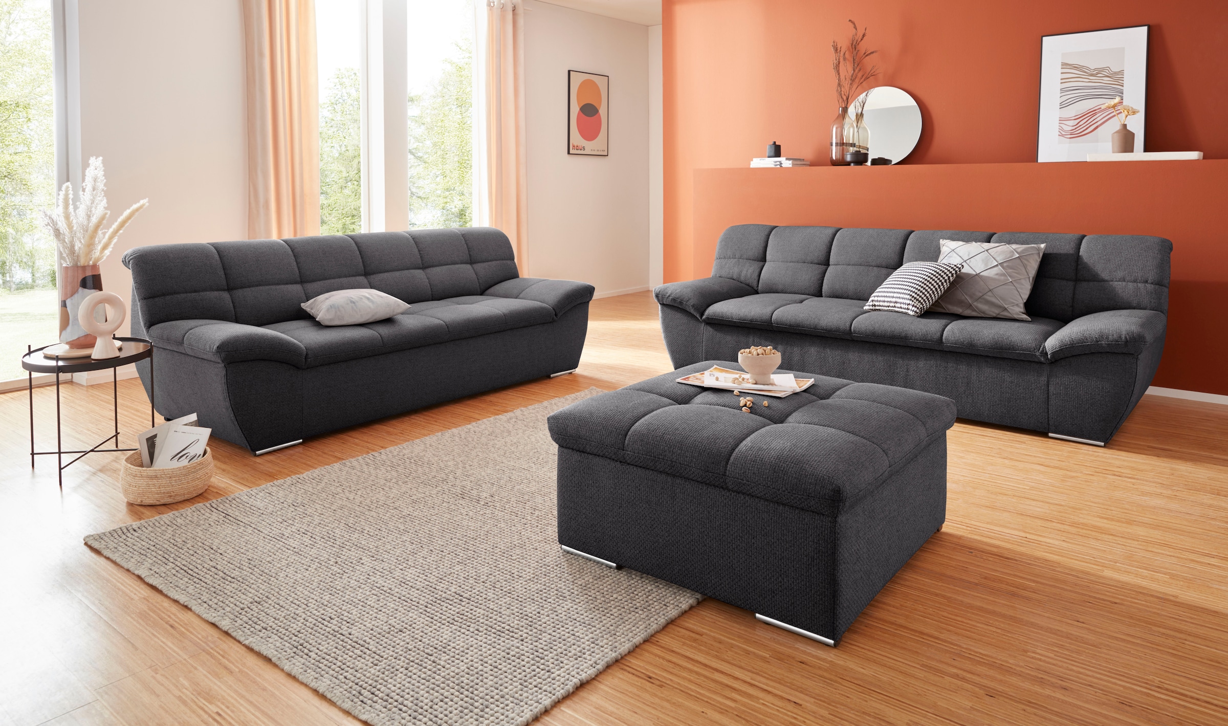 DOMO collection 2-Sitzer »Lagoa«, frei im Raum stellbar, in großer Farbauswahl