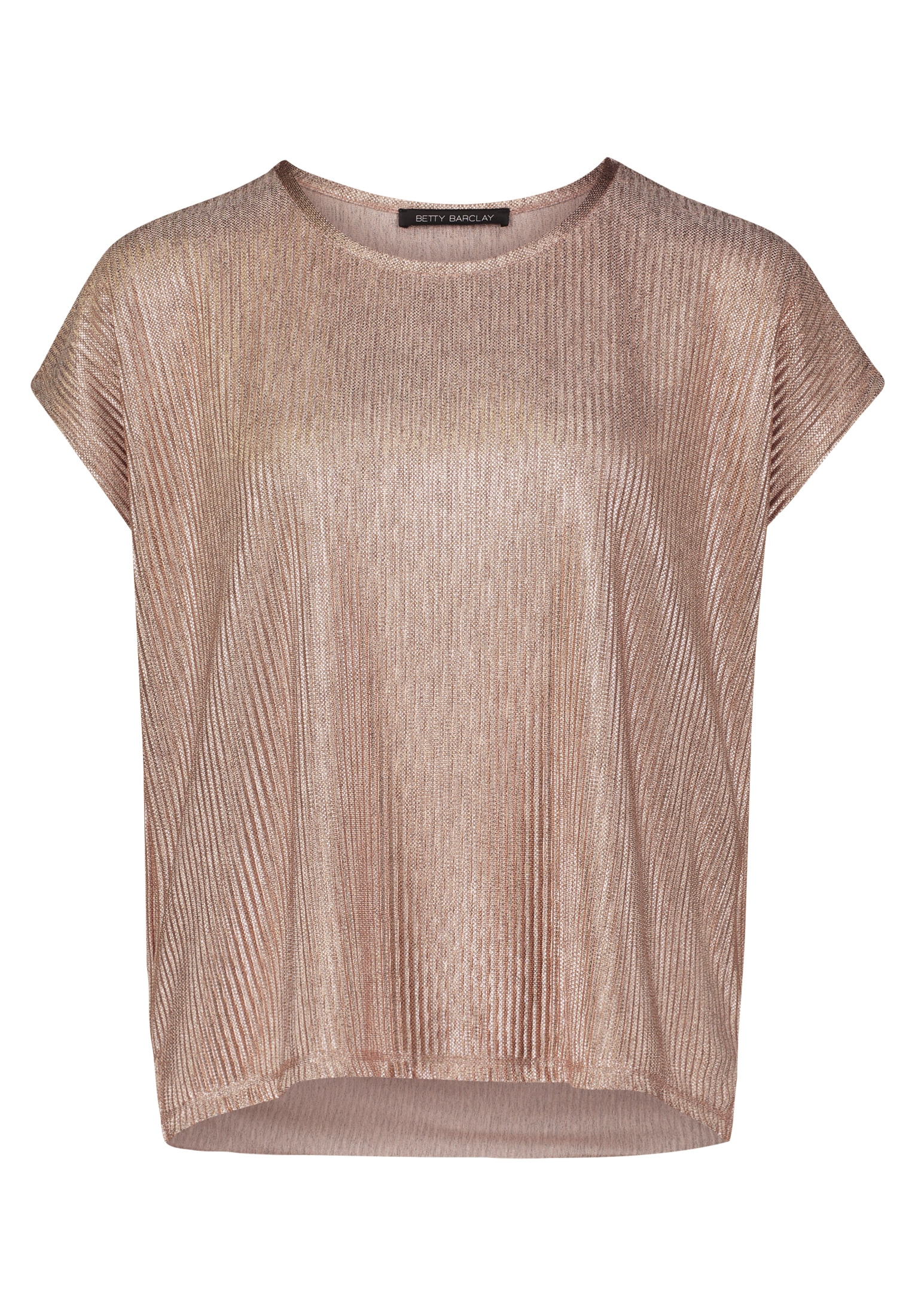 Betty Barclay Kurzarmshirt »Betty Barclay Casual-Shirt mit Glanzeffekt«, (1 tlg.), Foliendruck