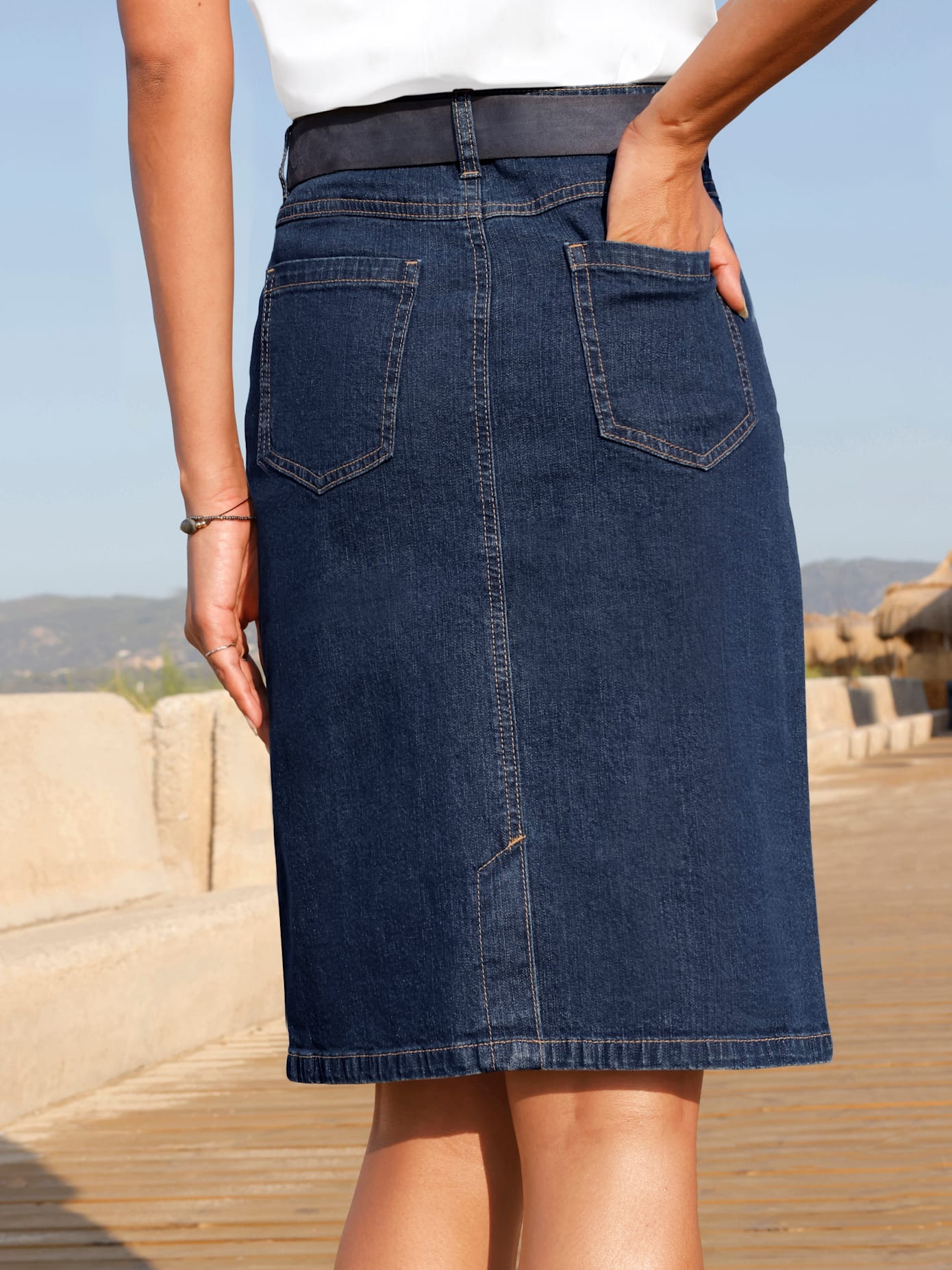 Thumbnail - Casual Looks Jeansrock