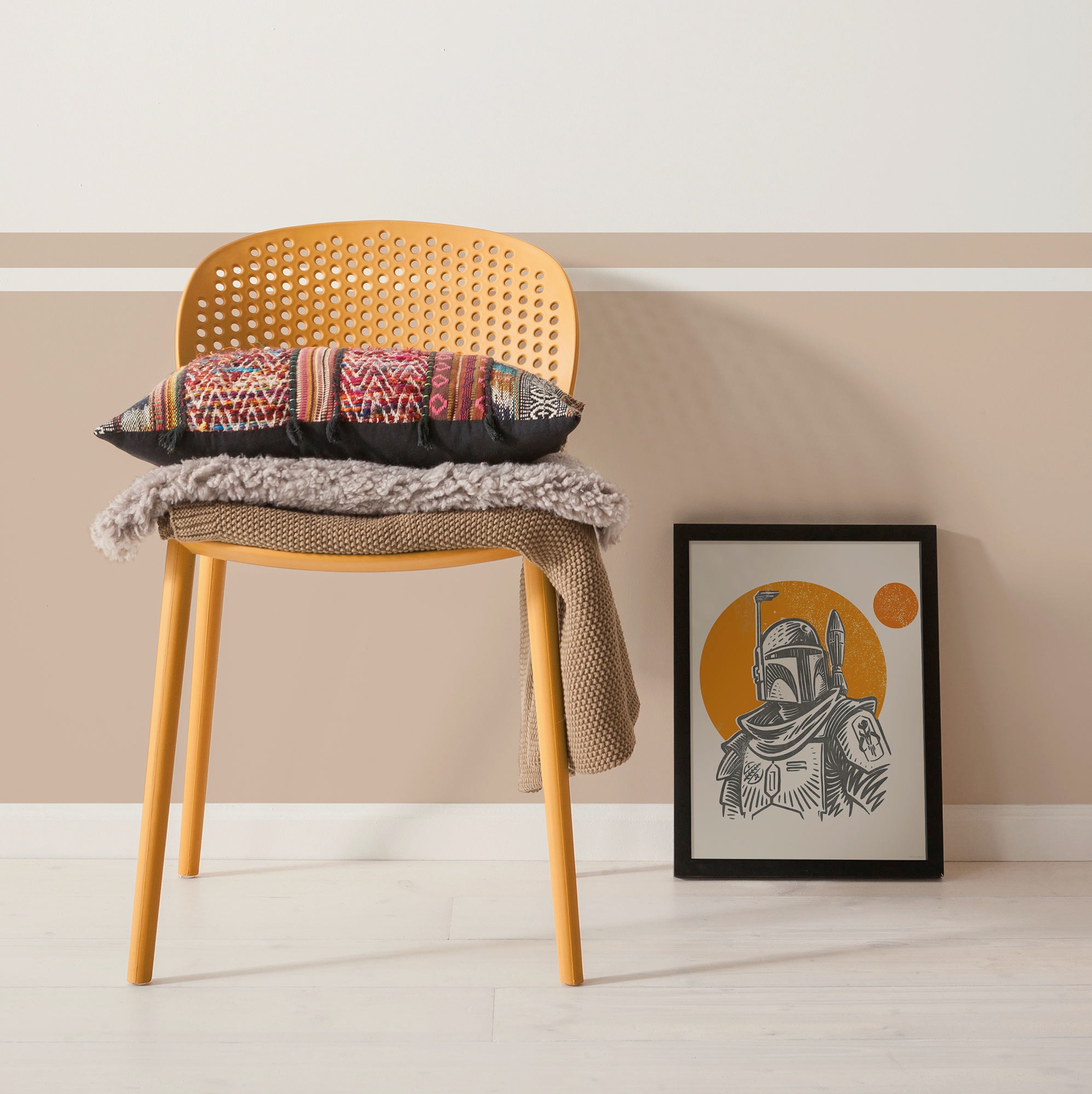 Komar Wandbild "Star Wars Boba Fett Illustration Iconic" Disney Set, 1 Stk. günstig online kaufen