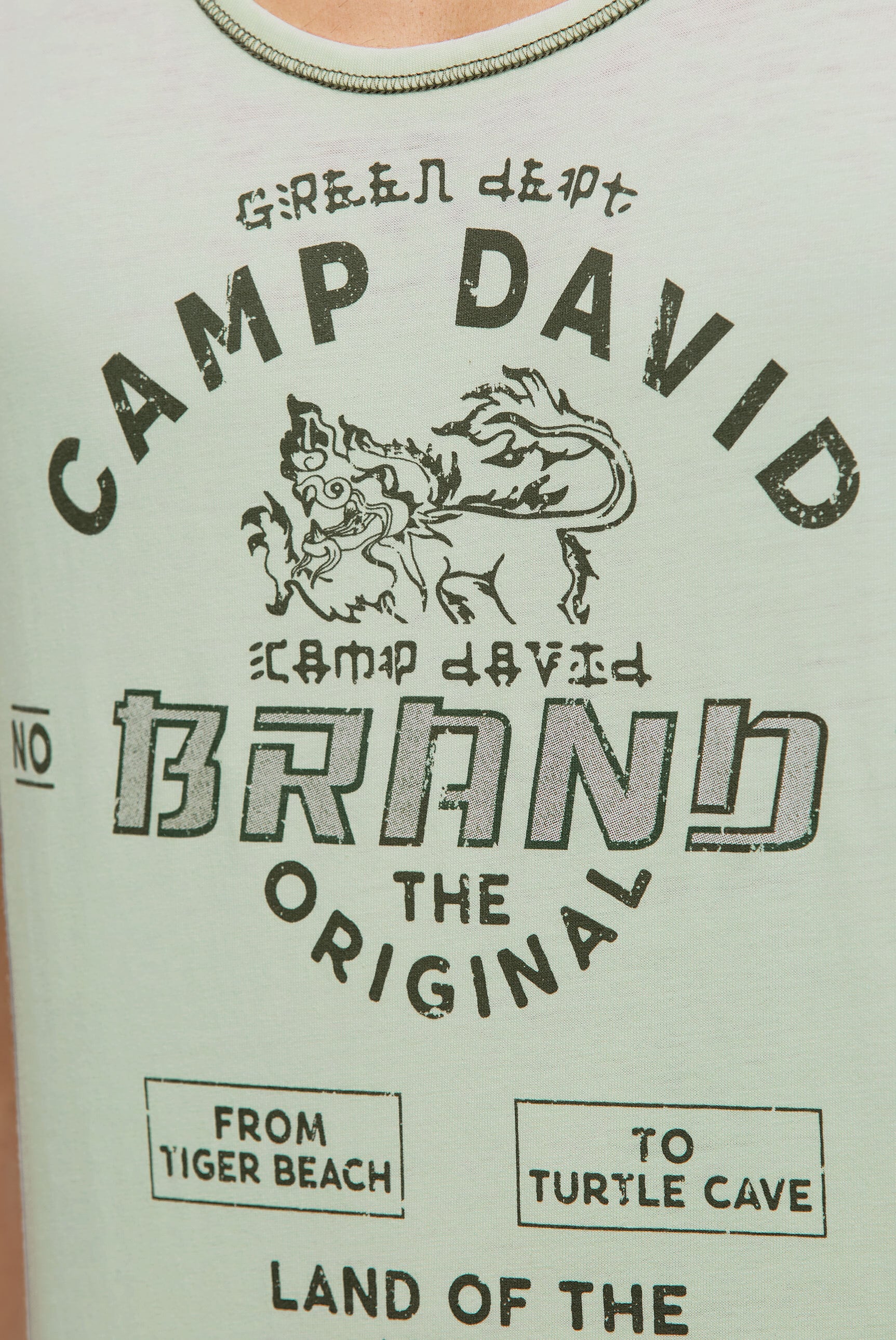 CAMP DAVID Tanktop in softer Haptik