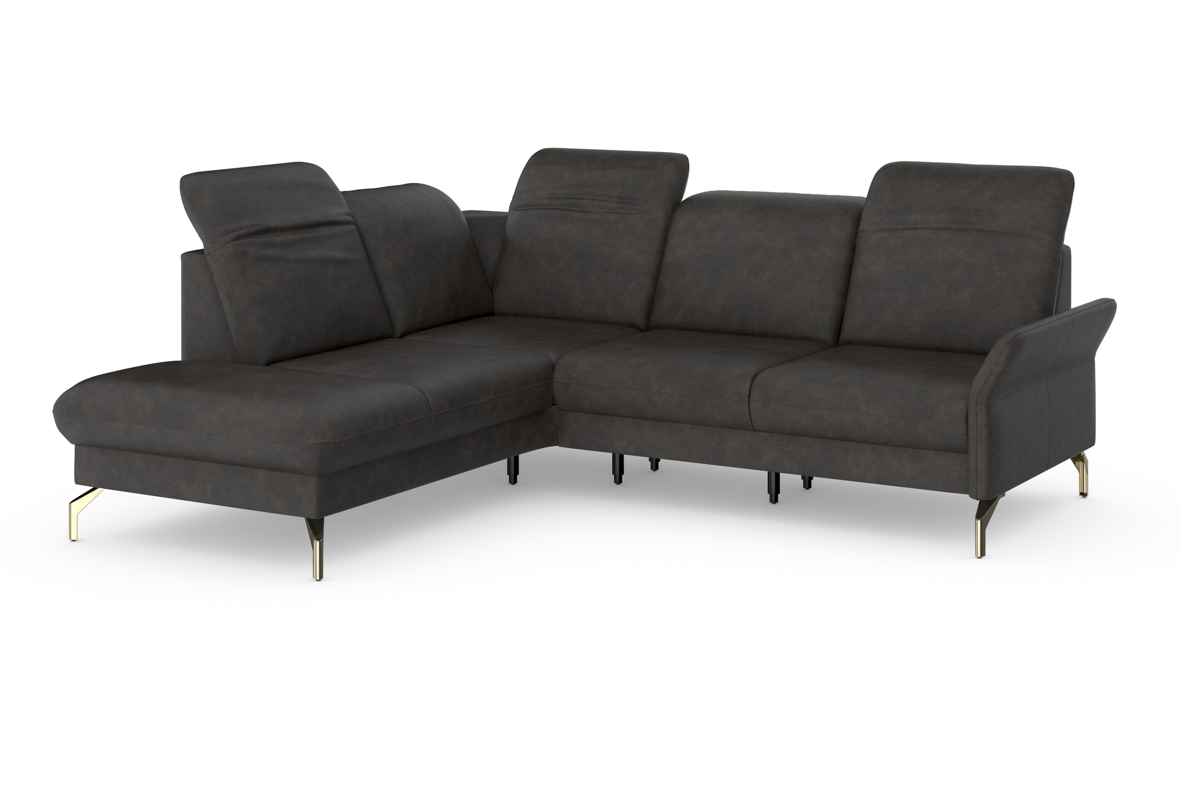 SIT & MORE Fashion L-Form Corner Sofa Grey 3