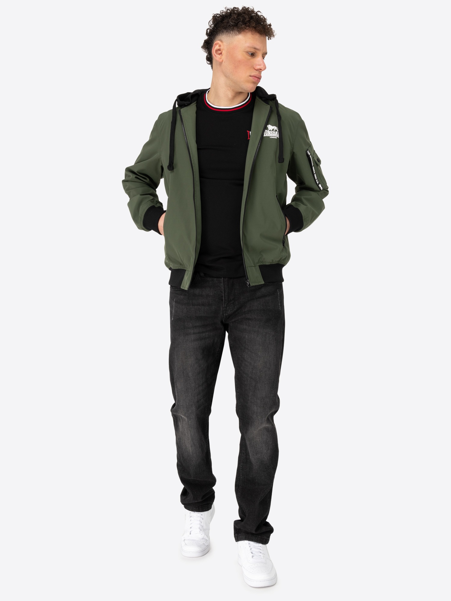 Lonsdale Bomberjacke »H Jacke«, mit Kapuze