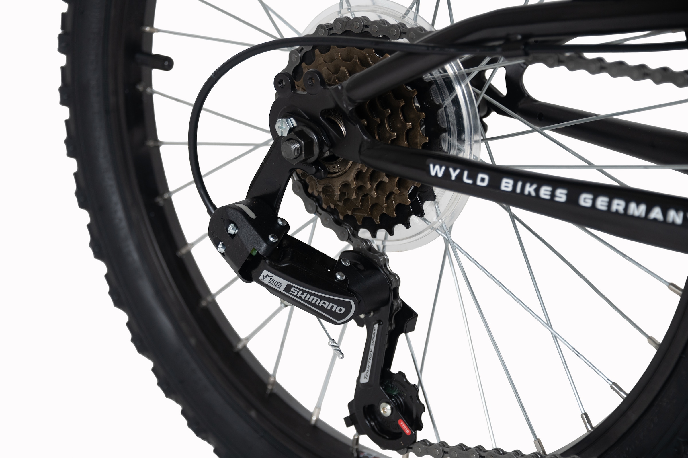 WYLD Kinderfahrrad »WYLD Kinder-Mountainbike Fully 20'' Zodiac 6 Gänge« 6 Gang Shimano Tourney Schaltwerk Kettenschaltung