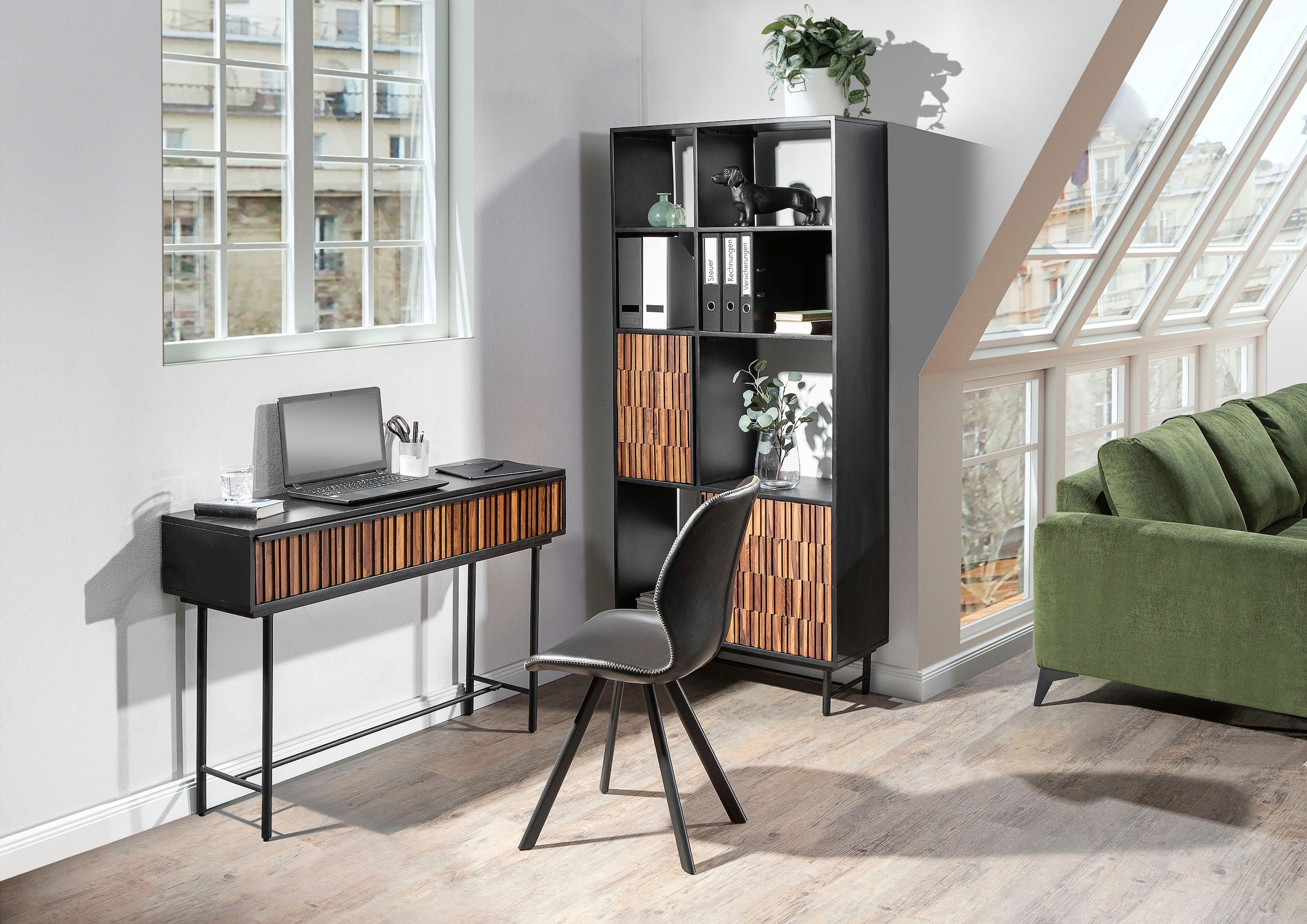 Gutmann Factory Esszimmerstuhl "Chill" (Set) 2 Stk.mit markanter Zick-Zack- günstig online kaufen