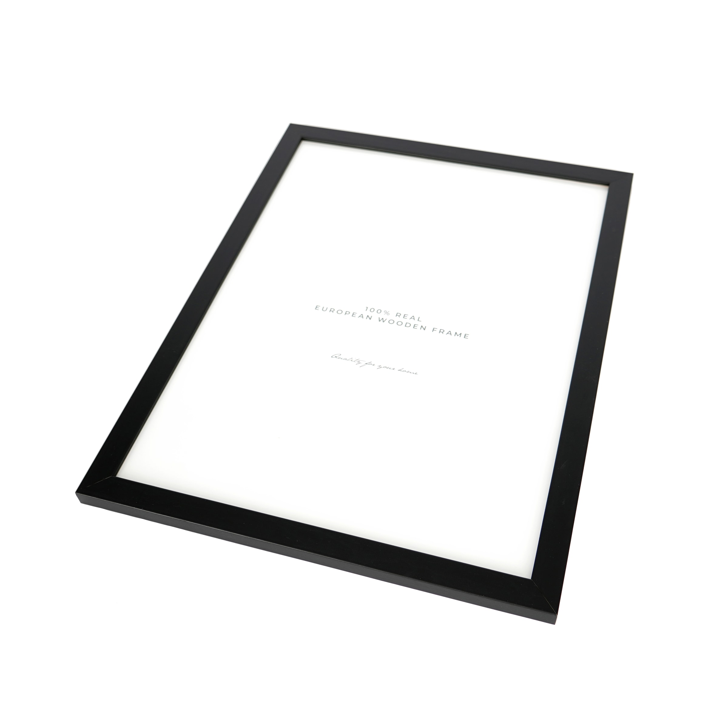 OTTO home Bilderrahmen "Echtholz Galerierahmen schwarz" für 1 Bilder 1 Stk. günstig online kaufen