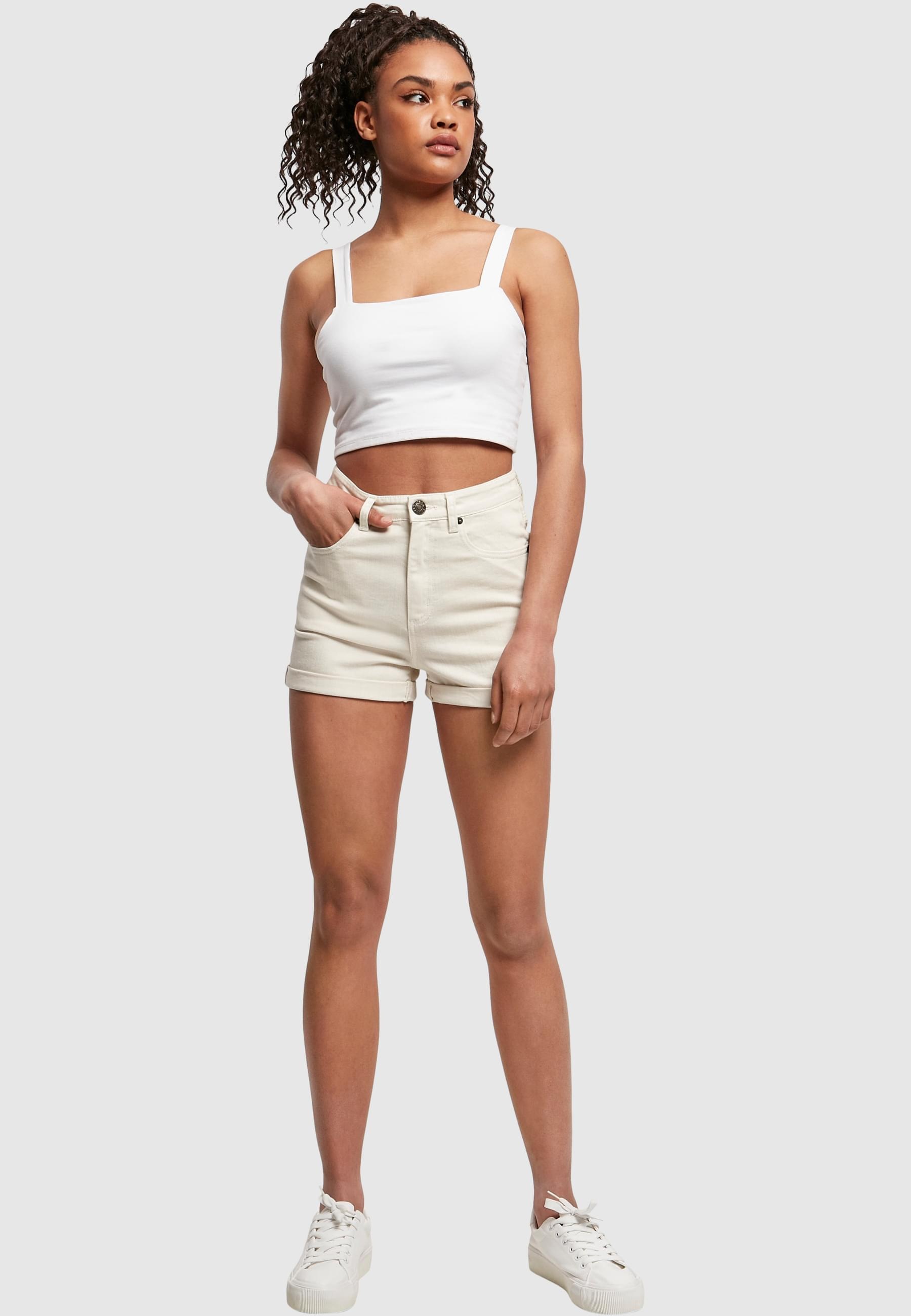 URBAN CLASSICS Stoffhose »Urban Classics Damen Ladies 5 Pocket Shorts«, (1 tlg.)