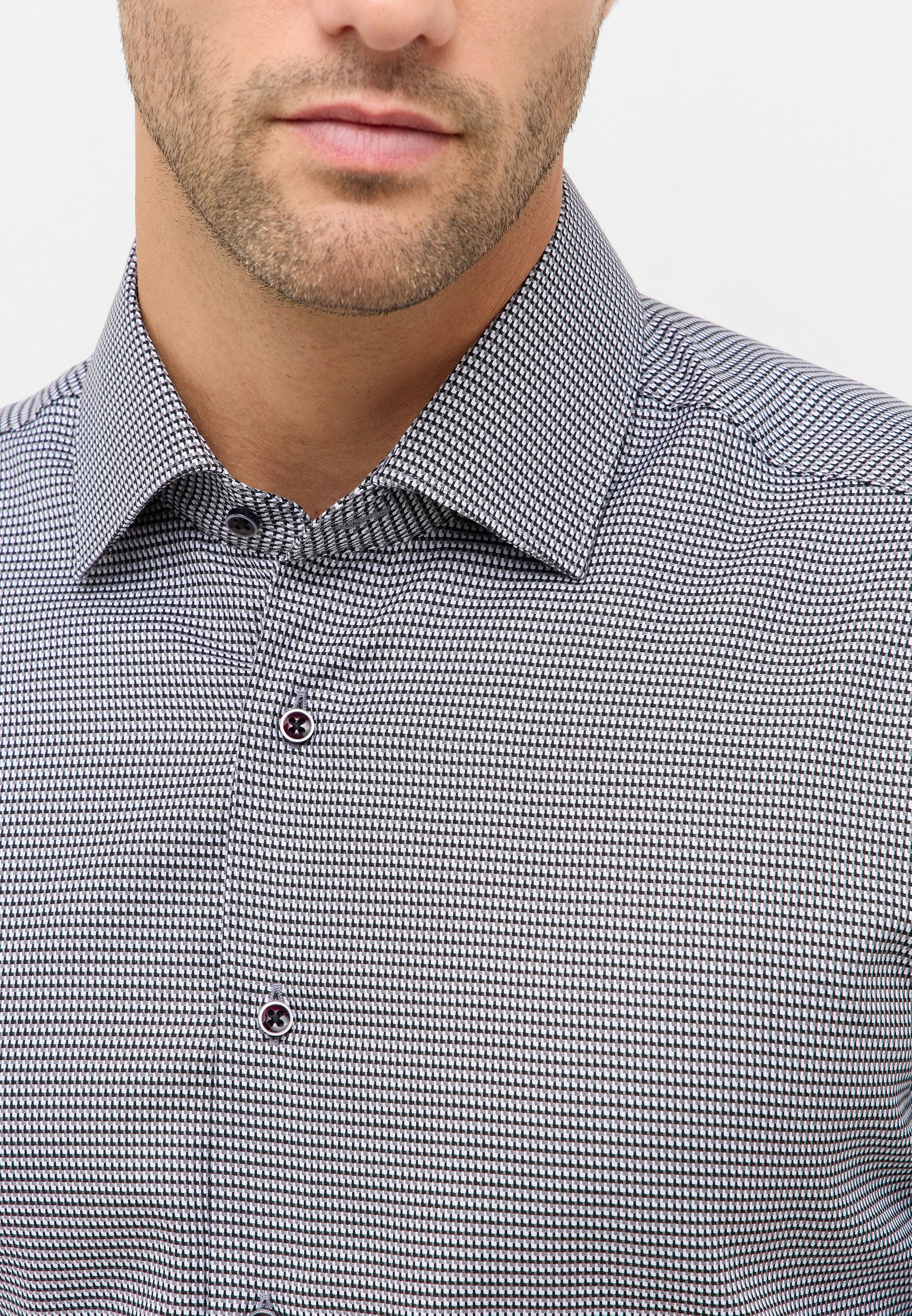 Thumbnail - Eterna Langarmhemd "MODERN FIT" NON IRON (bügelfrei)