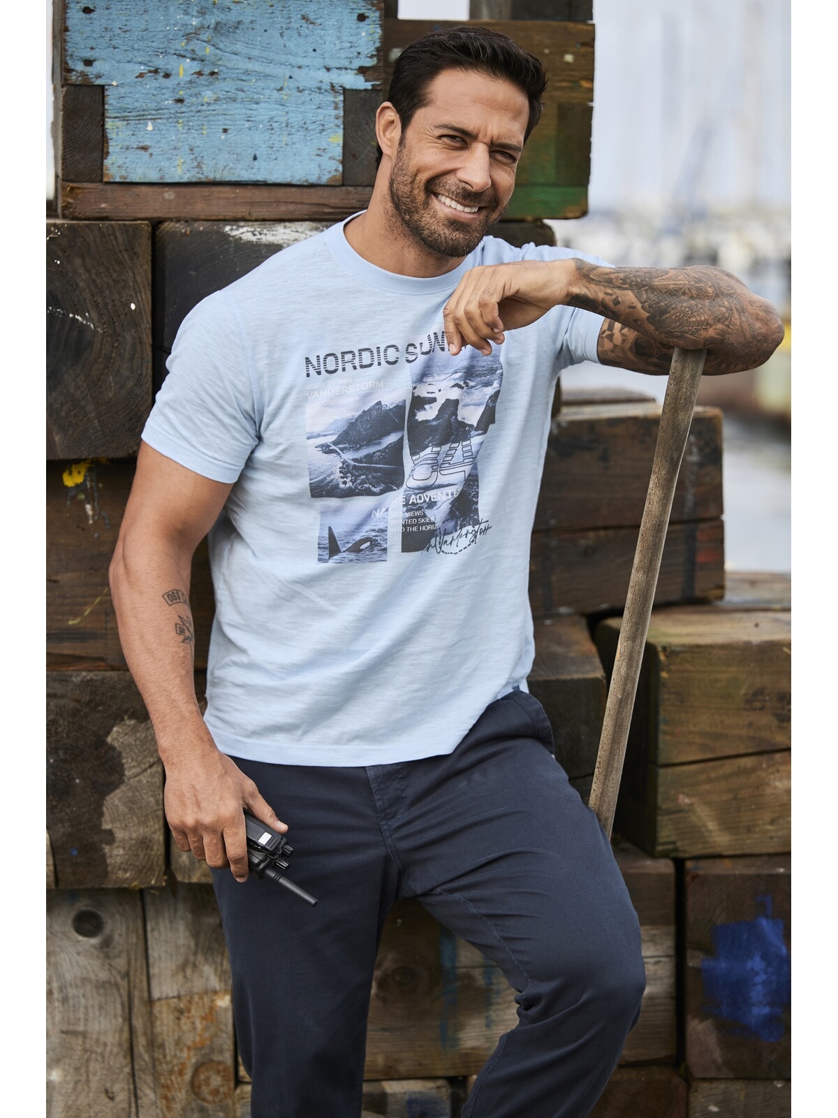 Jan Vanderstorm T-Shirt »T-Shirt INGTON«