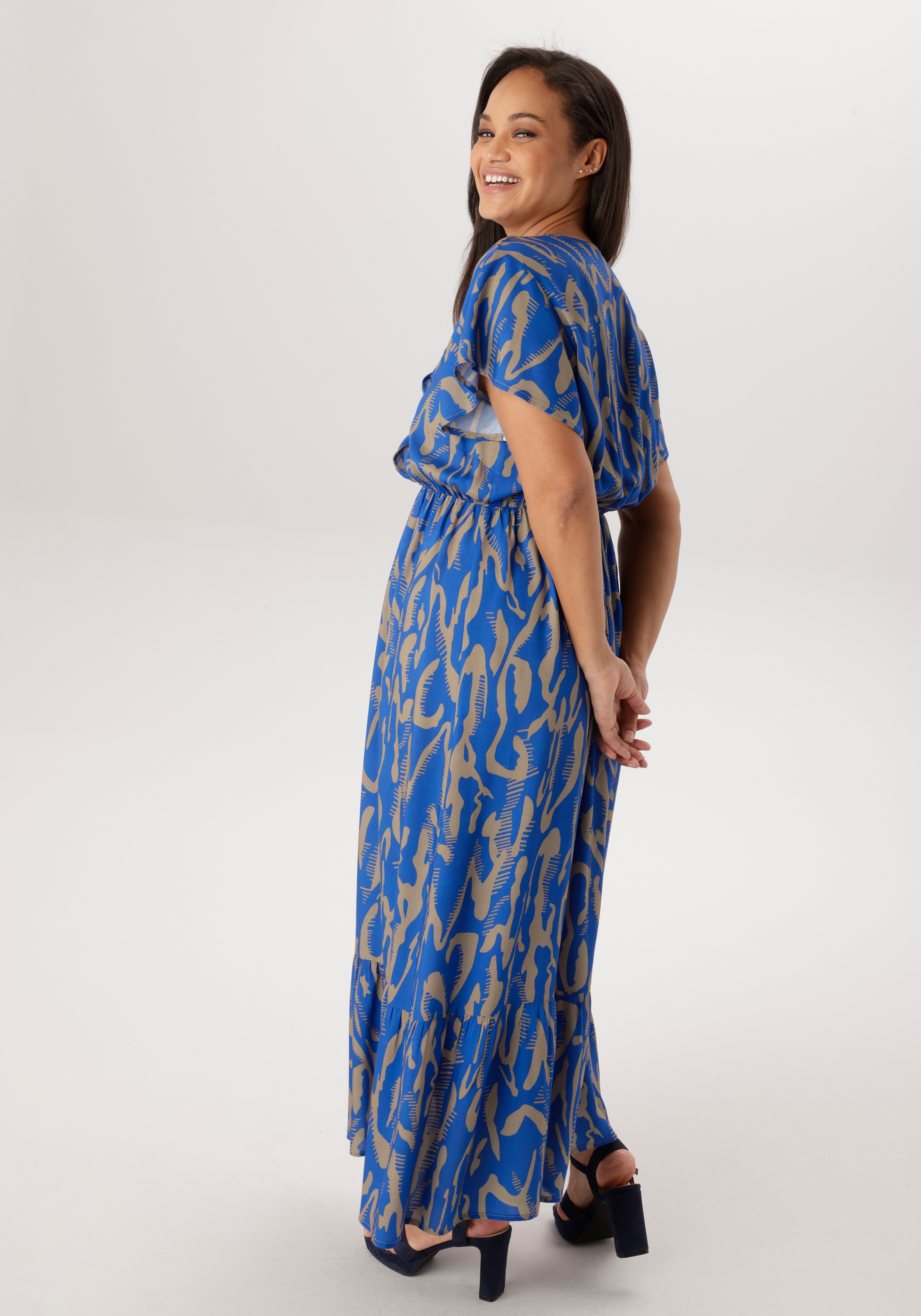 Aniston PLUS Maxikleid in Wickeloptik - NEUE KOLLEKTION günstig online kaufen