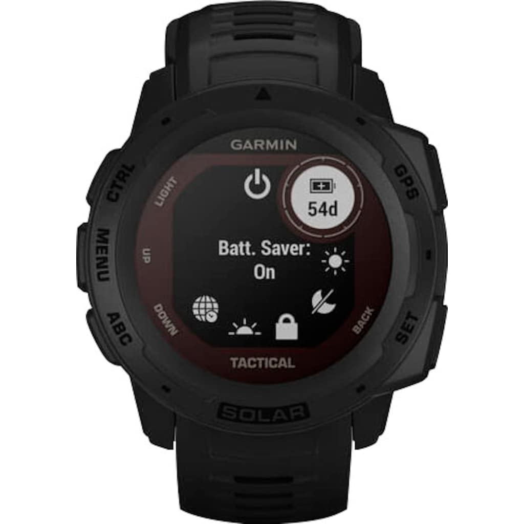 Garmin Smartwatch »Instinct Solar Tactical Edition«