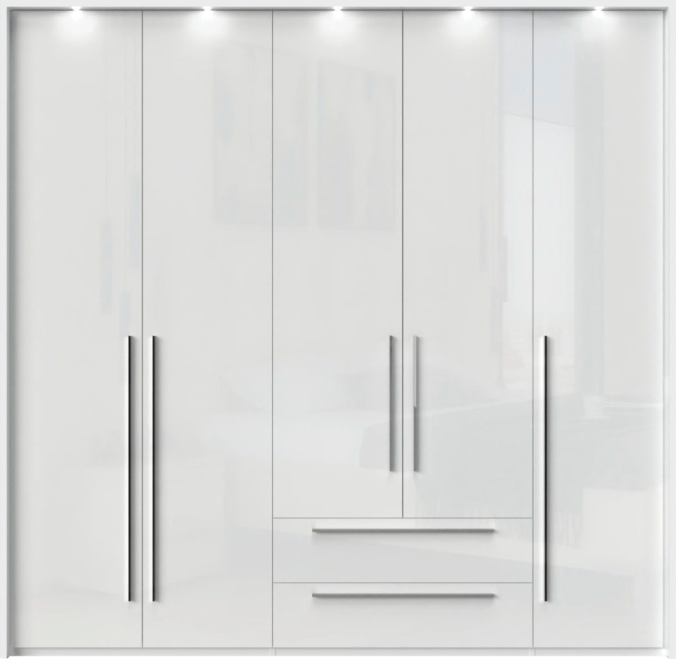 Places of Style Drehtürenschrank "Piano, inklusive Rahmen und Beleuchtung, günstig online kaufen