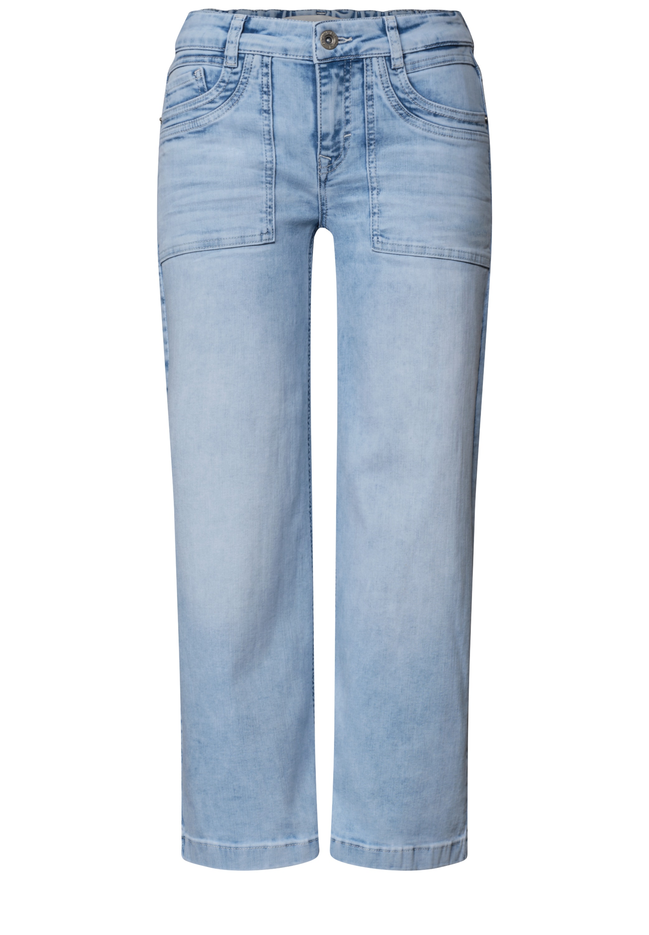 STREET ONE Loose-fit-Jeans mit Wide Legs
