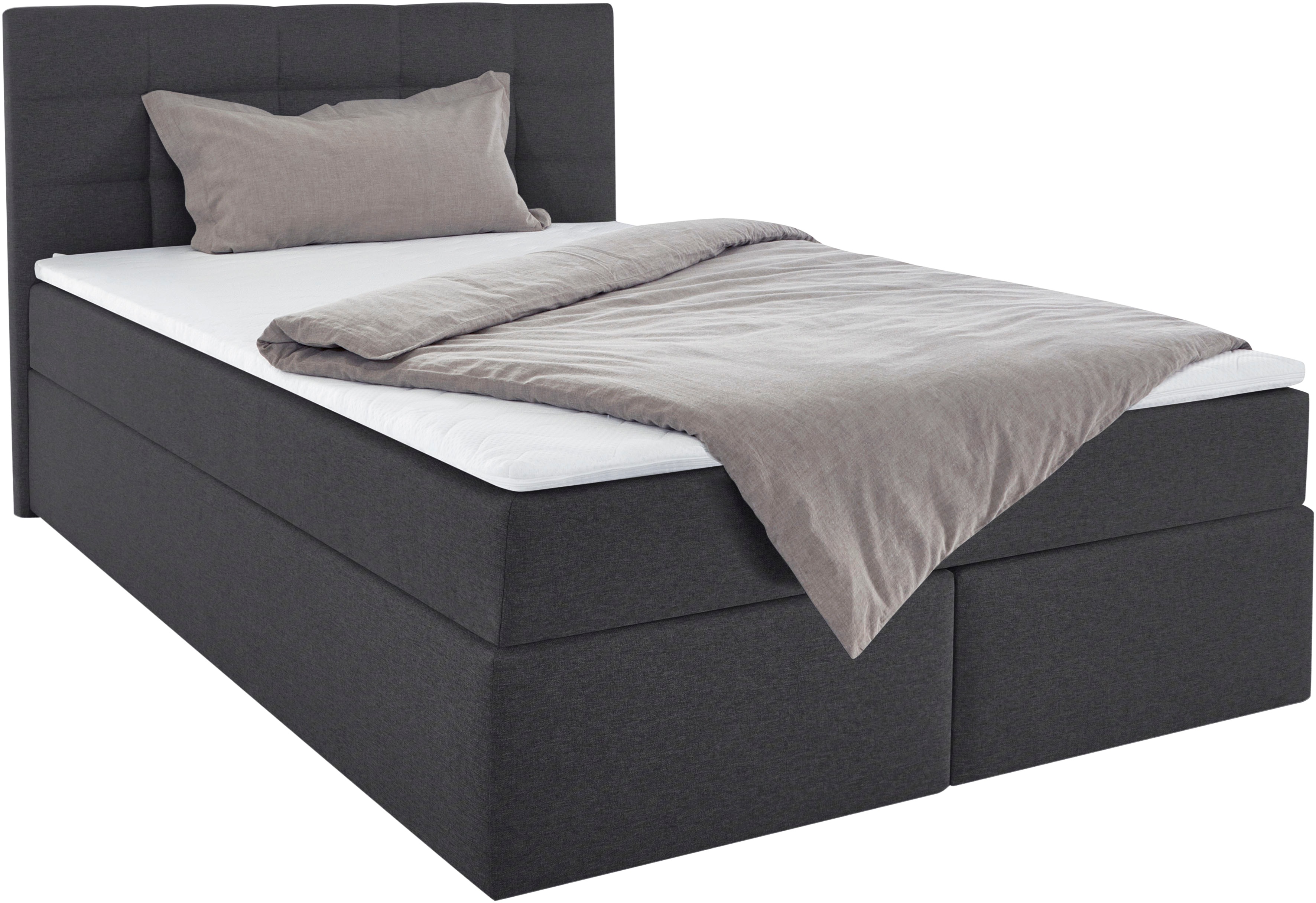 Thumbnail - Home affaire Boxbett "Ovalo" wahlweise mit Bettkasten, in H2, H3 & H4 erhältilich