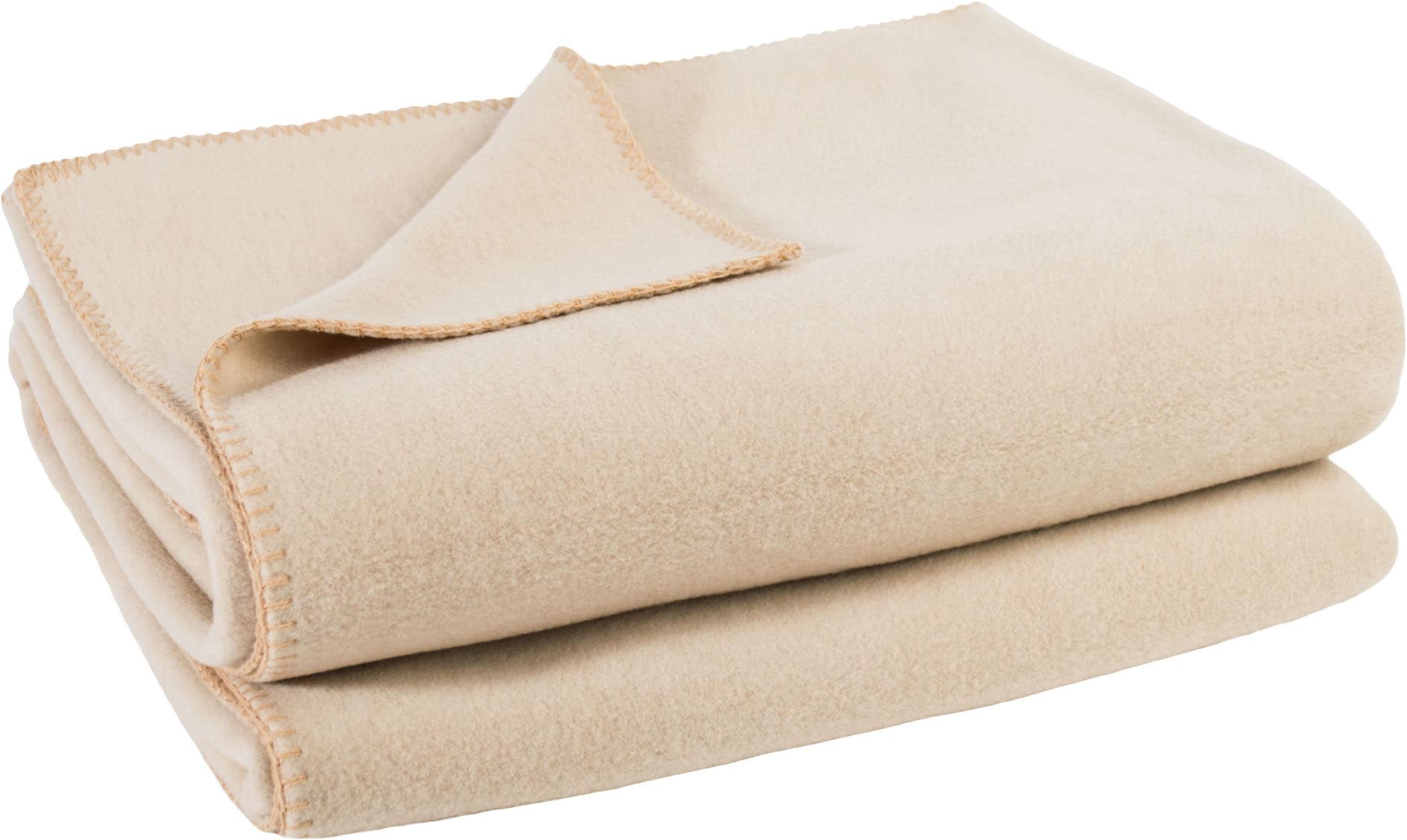 ZOEPPRITZ1828 Wohndecke "Soft-Fleece" unverwechselbarem Cashmere Handfeel, made in Italy, PREMIUM