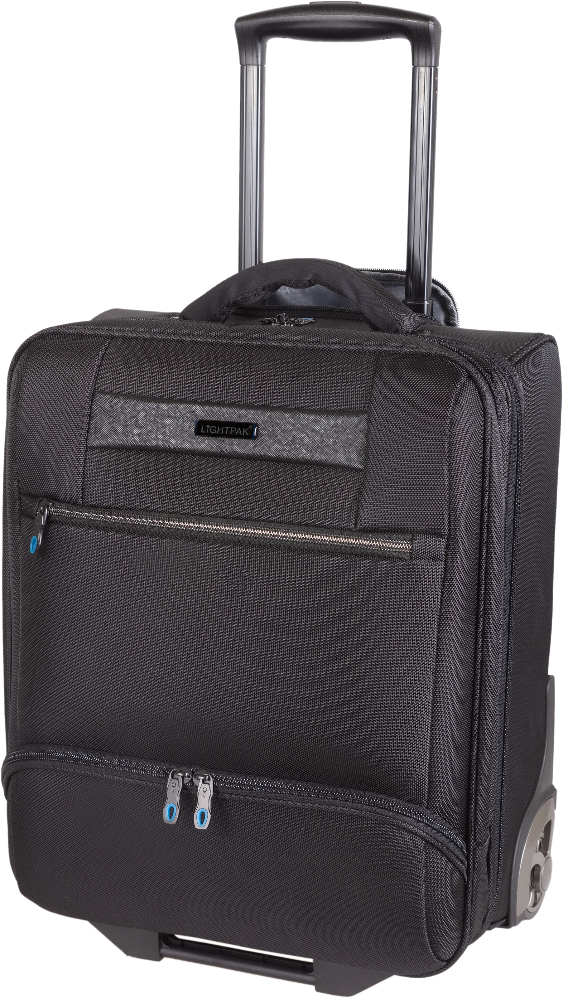 LIGHTPAK® Business-Trolley »Lando«, 2 bestellen Laptopfach Rollen, BAUR gepolstertem mit 