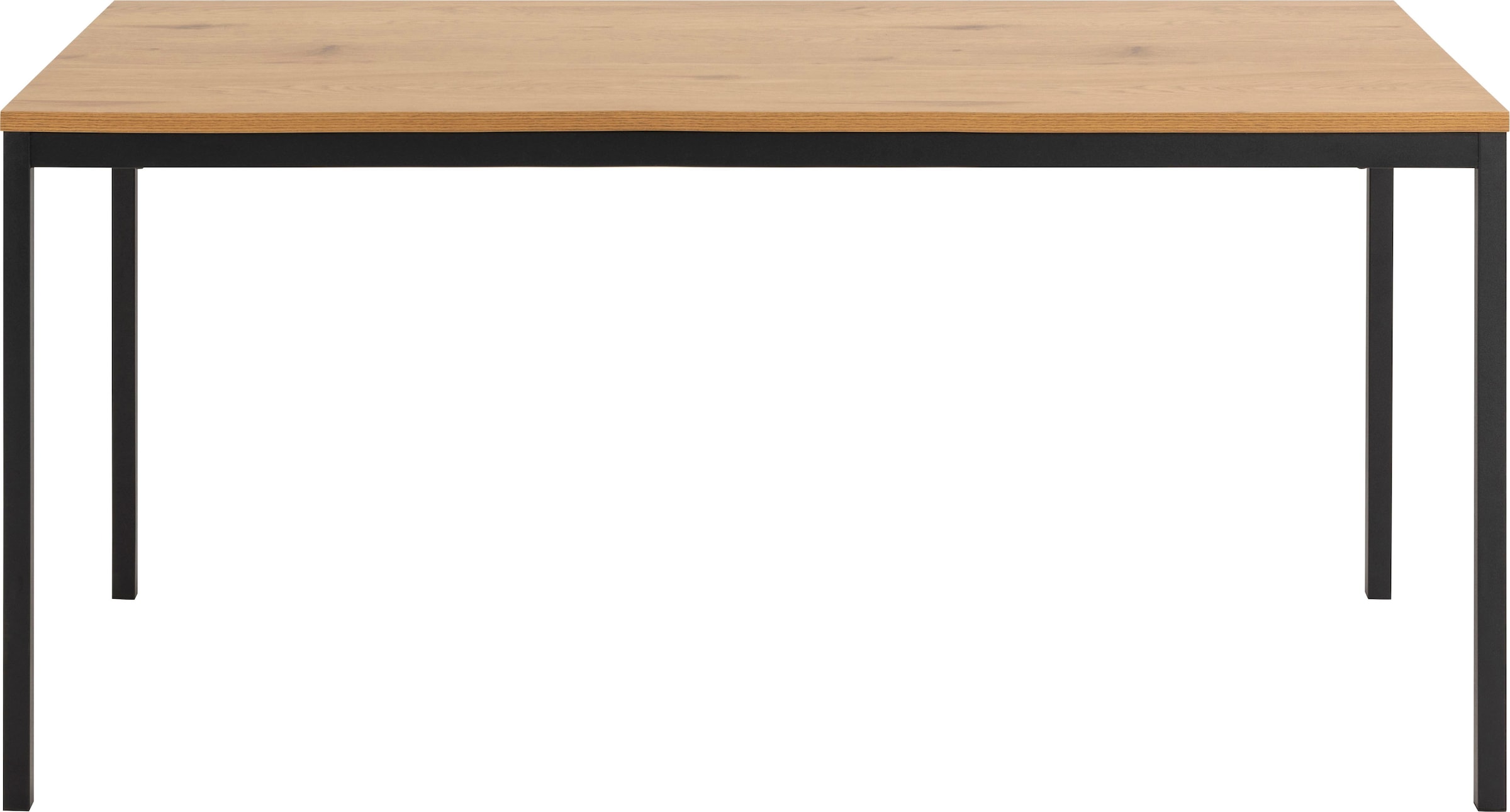 ACTONA GROUP Esstisch, mit Gestell aus pulverbeschichtetem Metall, Breite 160 cm