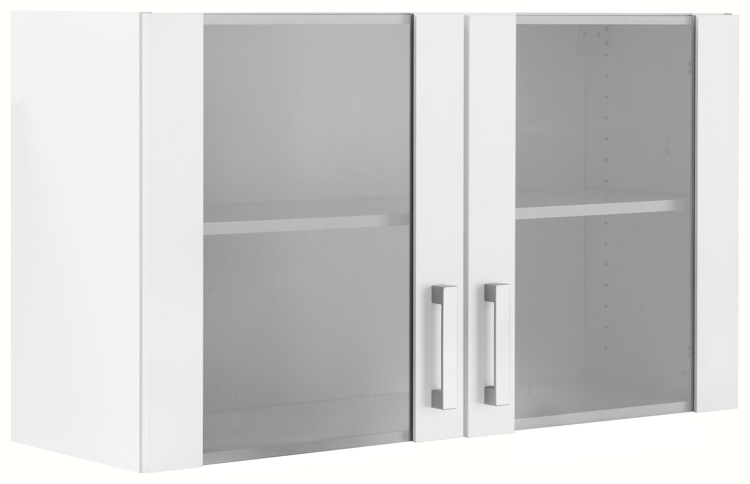 OPTIFIT Hängeschrank »Odense«, 100 cm breit, mit 2 Türen mit Grauglaseinsatz  kaufen | BAUR