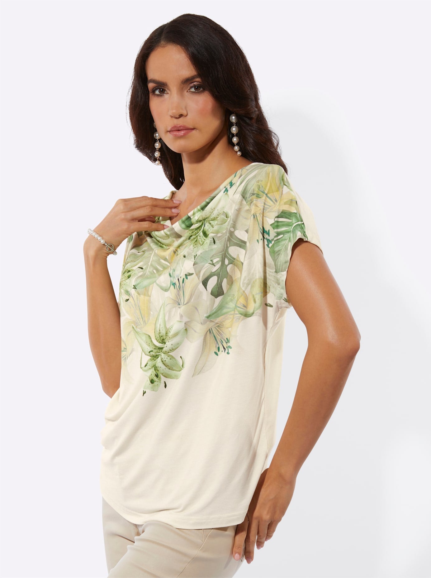 creation L Wasserfallshirt »Druck-Shirt«, 1 tlg.
