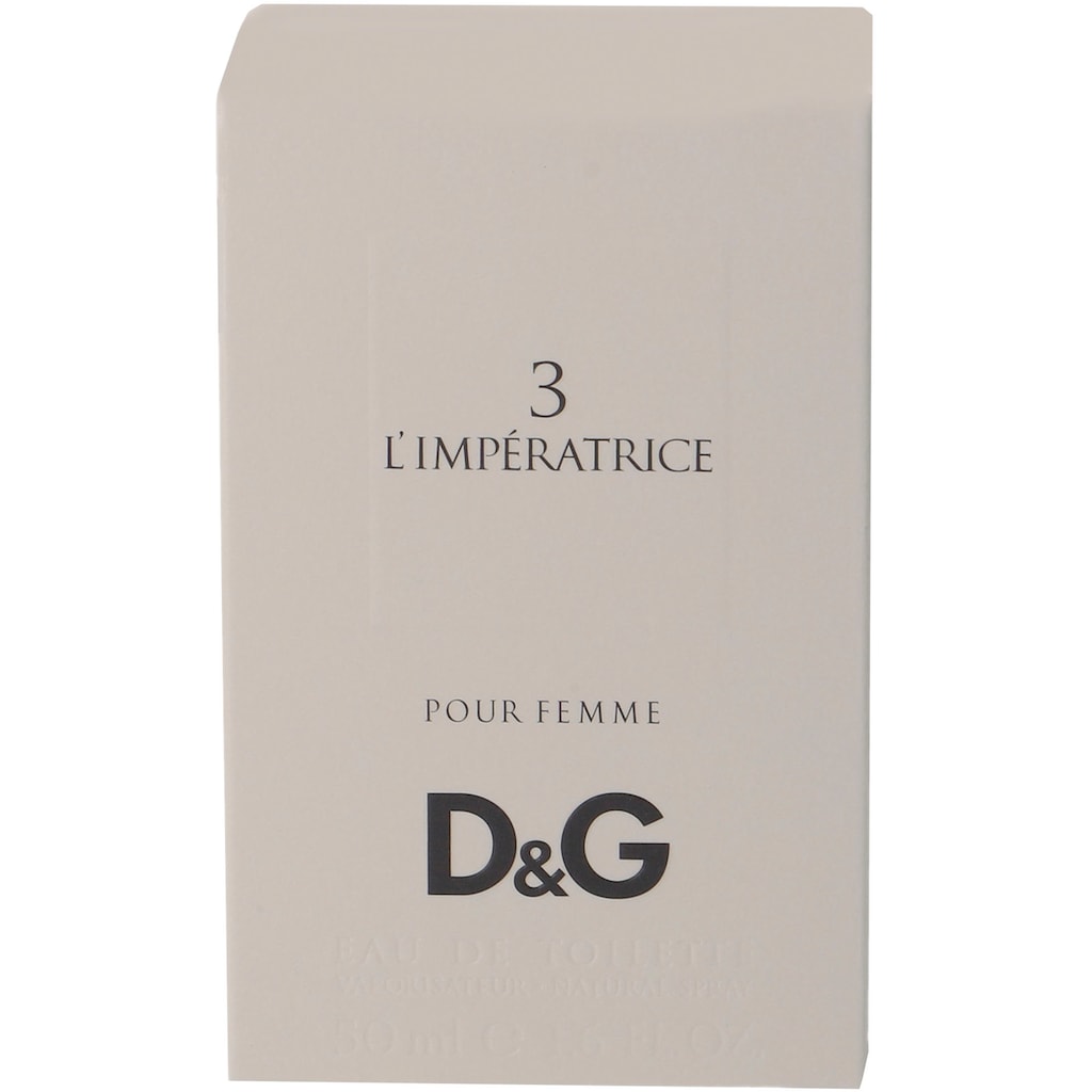 DOLCE & GABBANA Eau de Toilette »3 L`Impératrice«