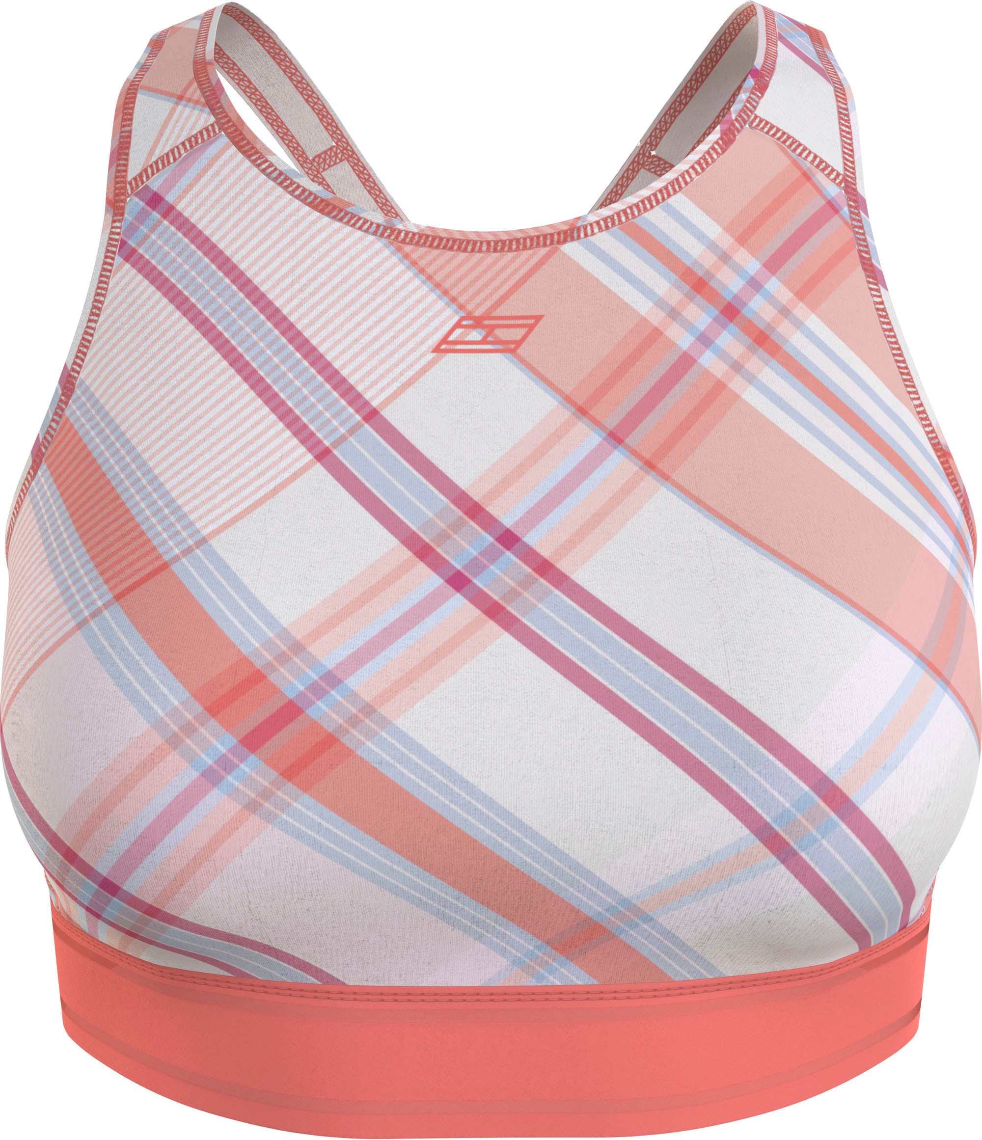 Sport-BH »MID INTENSITY HIGH NECK AOP BRA«, mit Tommy Hilfiger Sport Logo-Druck