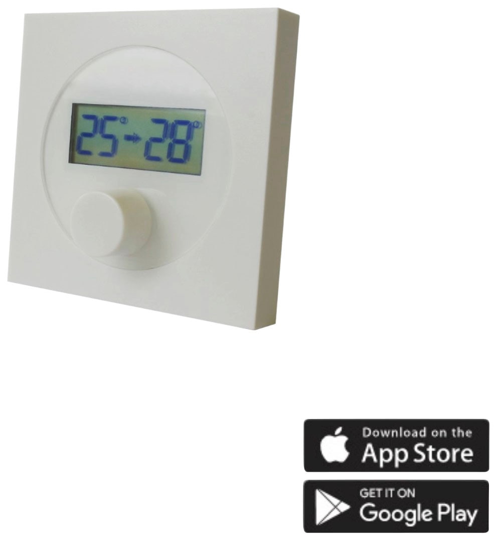 Ximax Thermostat-Sender »Funk-Thermostat, Steuerung«, zur Steuerung von Infrarotheizungen, Weiß