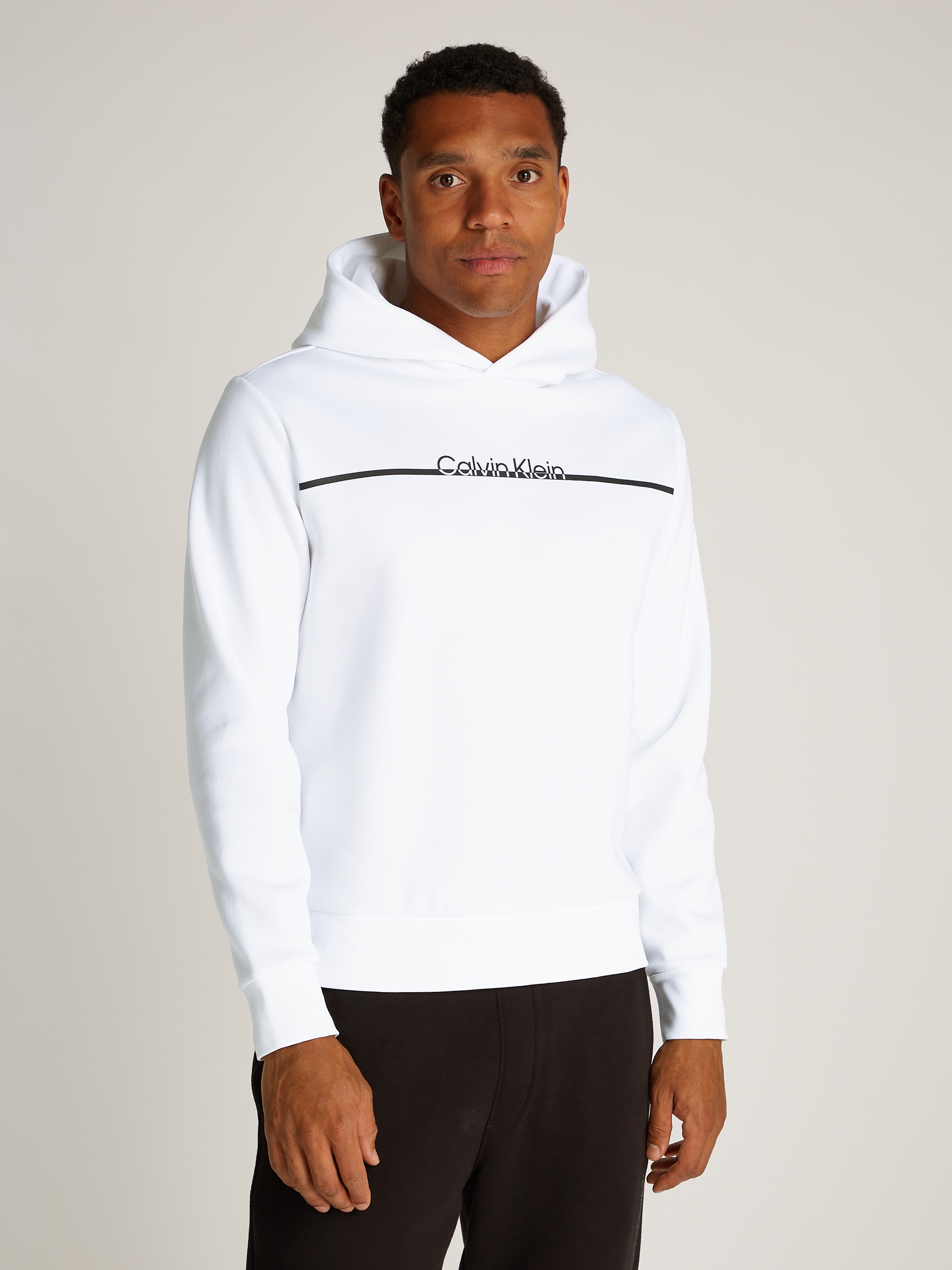 Calvin Klein Sweatshirt "SPLIT LINE LOGO HOODIE", mit Logoprint günstig online kaufen