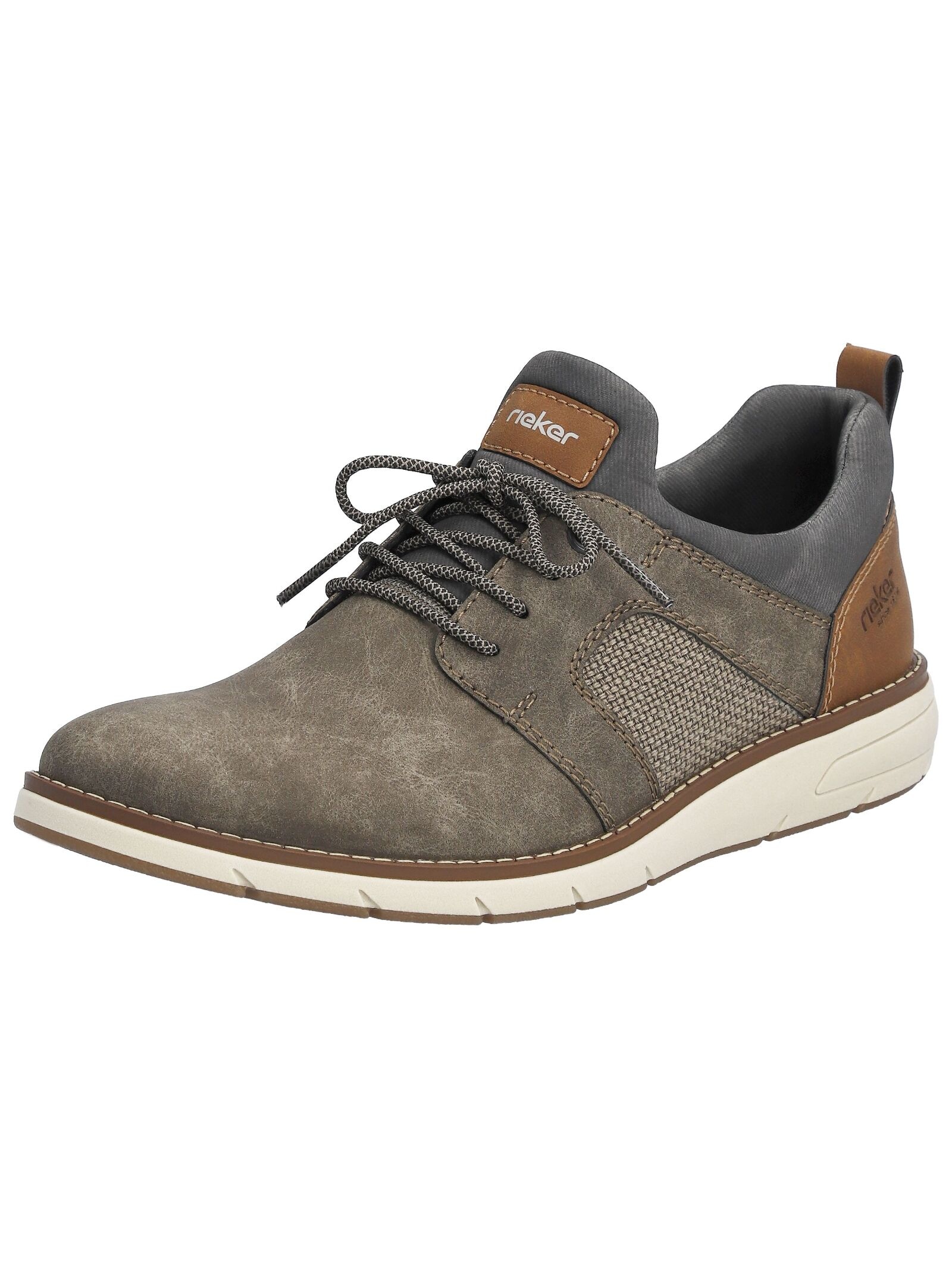 Rieker Schnürschuh "Rieker Halbschuhe Lederimitat/Textil" günstig online kaufen