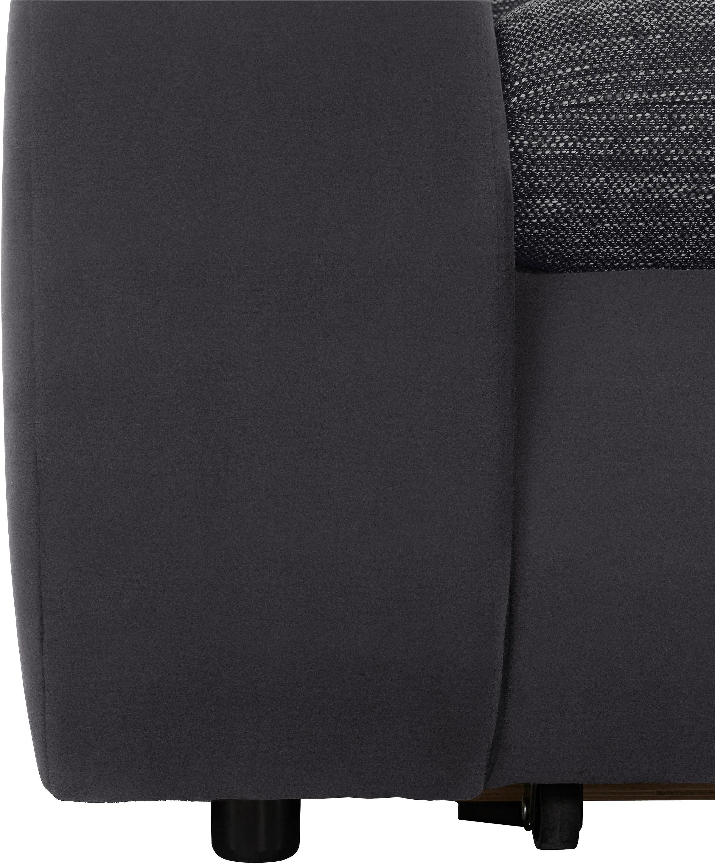 TRENDMANUFAKTUR Ecksofa »Indie, modern und bequem, Materialmix, OTTOs Choice, L-Form«, wahlweise XL oder XXL