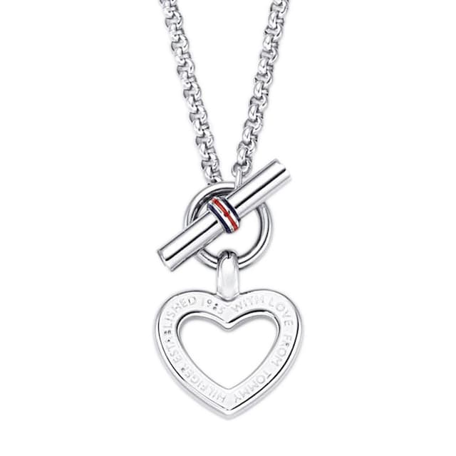 Tommy Hilfiger Kette mit Anhänger »Schmuck Edelstahl Halsschmuck Erbskette  VALENTINS DAY«, zu Hoodie, Shirt, Jeans, Sneaker, Tommy Jeans! für kaufen |  BAUR