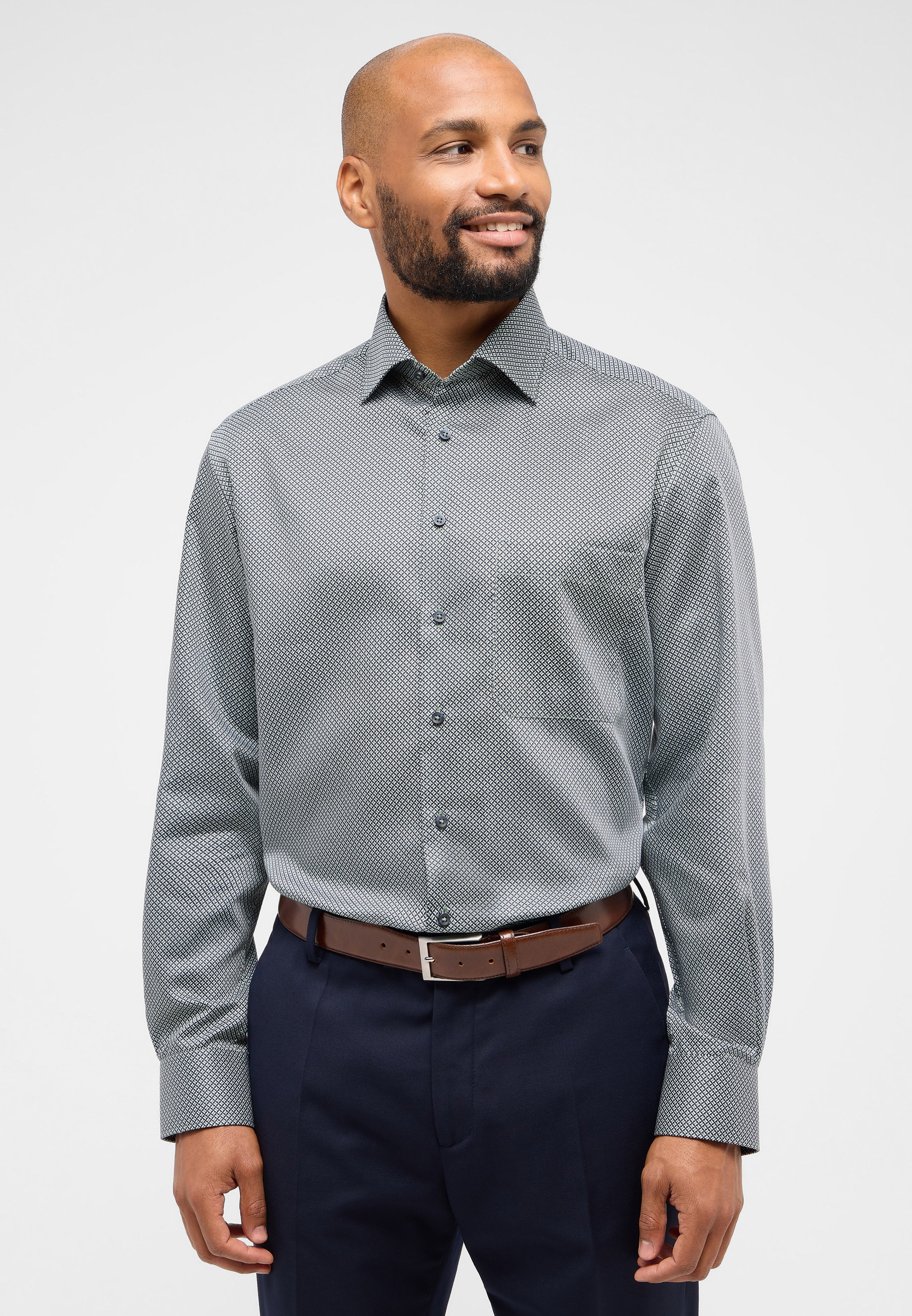 Eterna Langarmhemd "COMFORT FIT", NON IRON (bügelfrei) günstig online kaufen