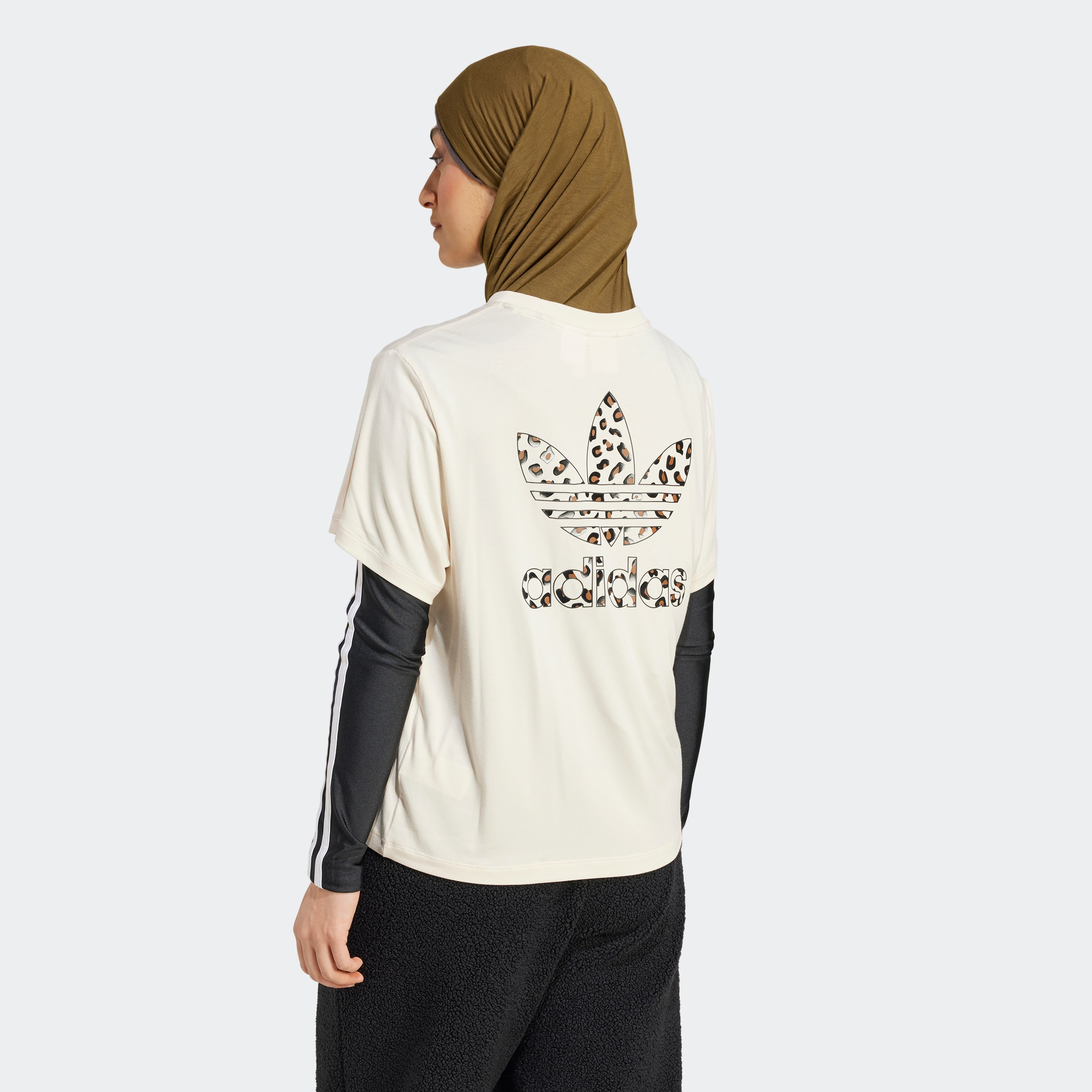 adidas Originals T-Shirt "TREFOIL TEE LEO" günstig online kaufen