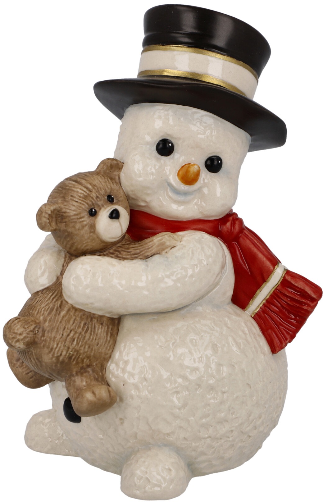 Goebel Schneemann "Weihnachtsdeko" Steingut, Figur - Mein Knuddelfreund günstig online kaufen