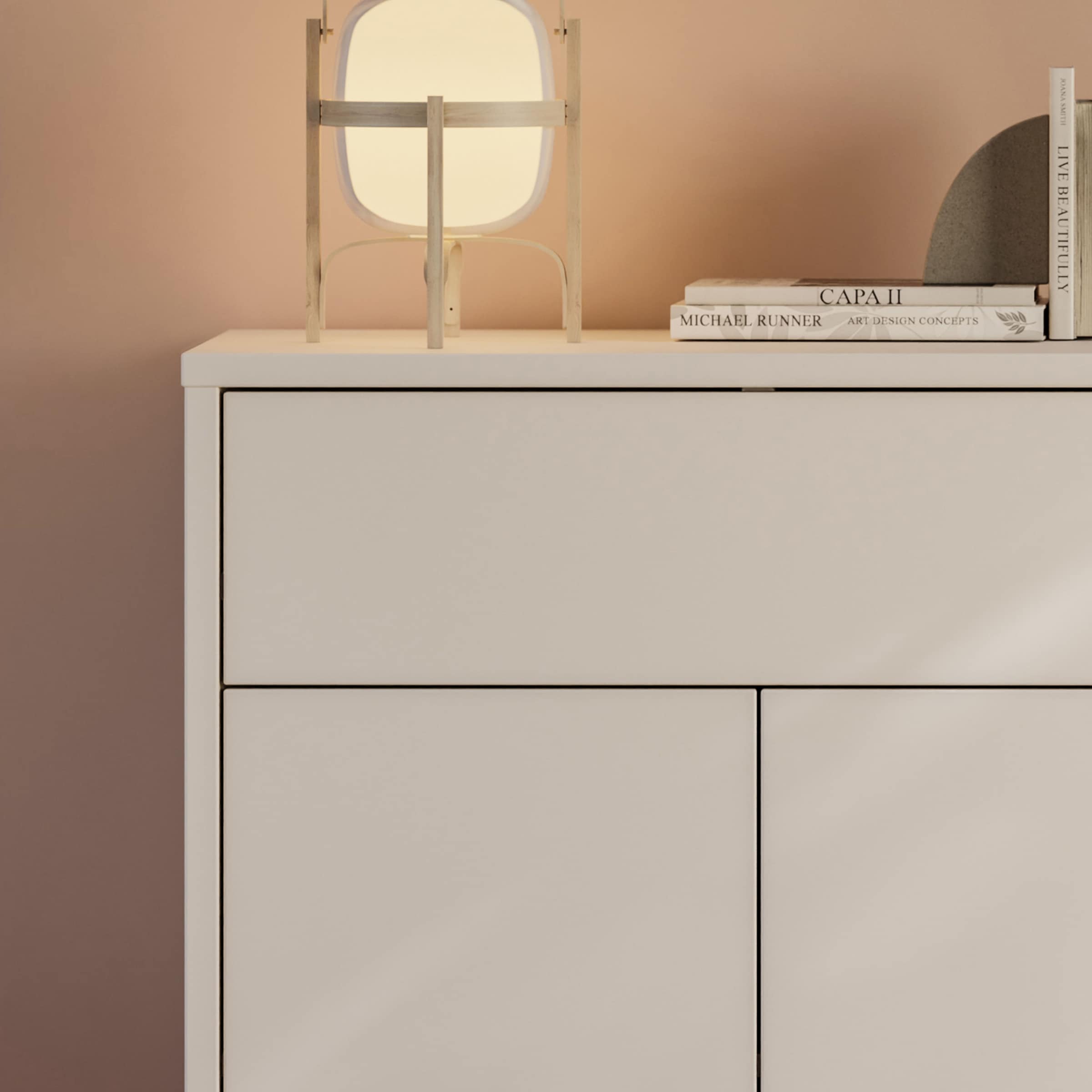 FORTE Schuhschrank B/H/T 74,5/99,1/34,9 cm Push to open, 12 Paar Schuhe