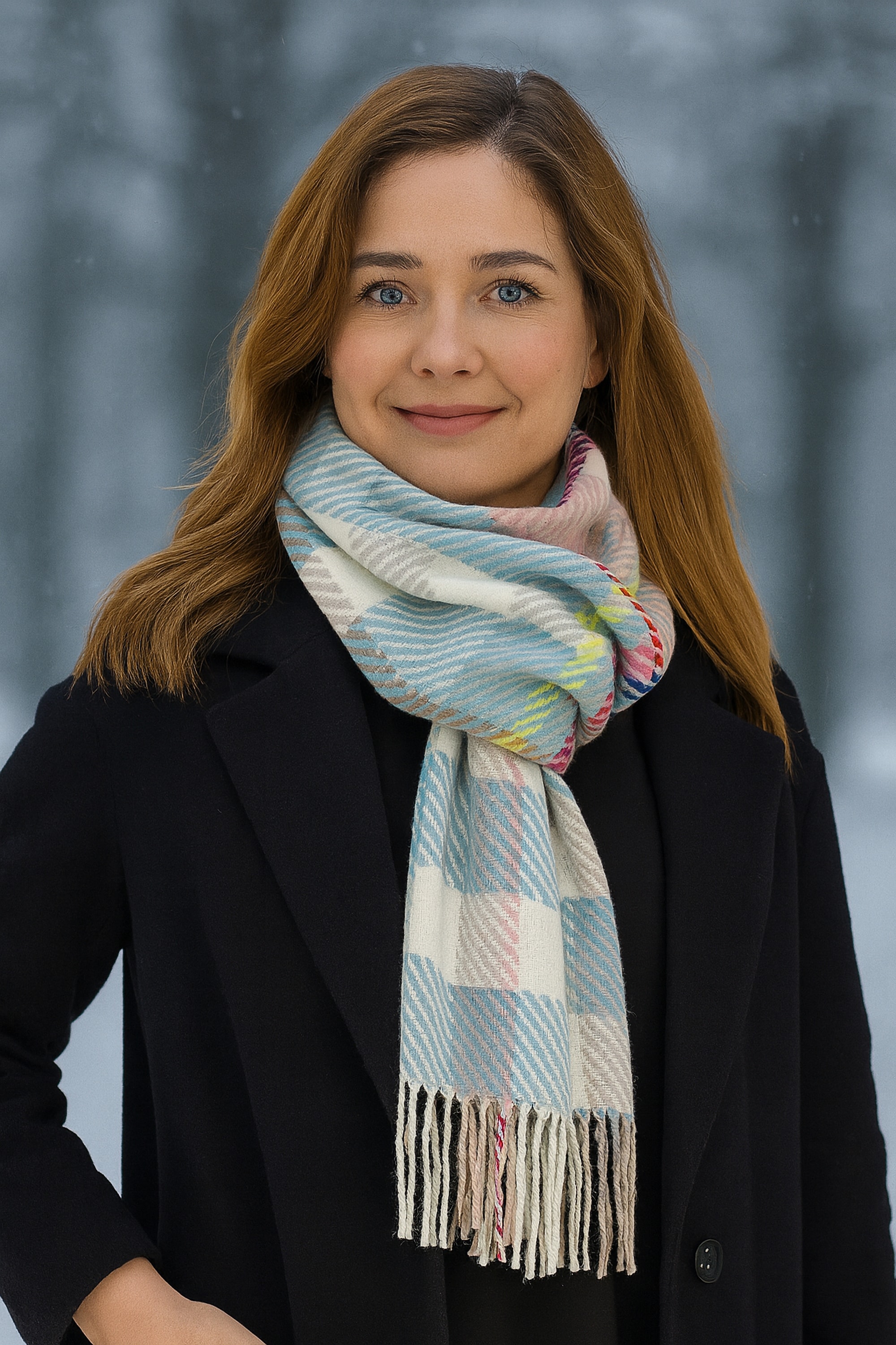 COLLEZIONE ALESSANDRO Wollschal "Bright", 1 Stk. moderner Karoschal, Made i günstig online kaufen