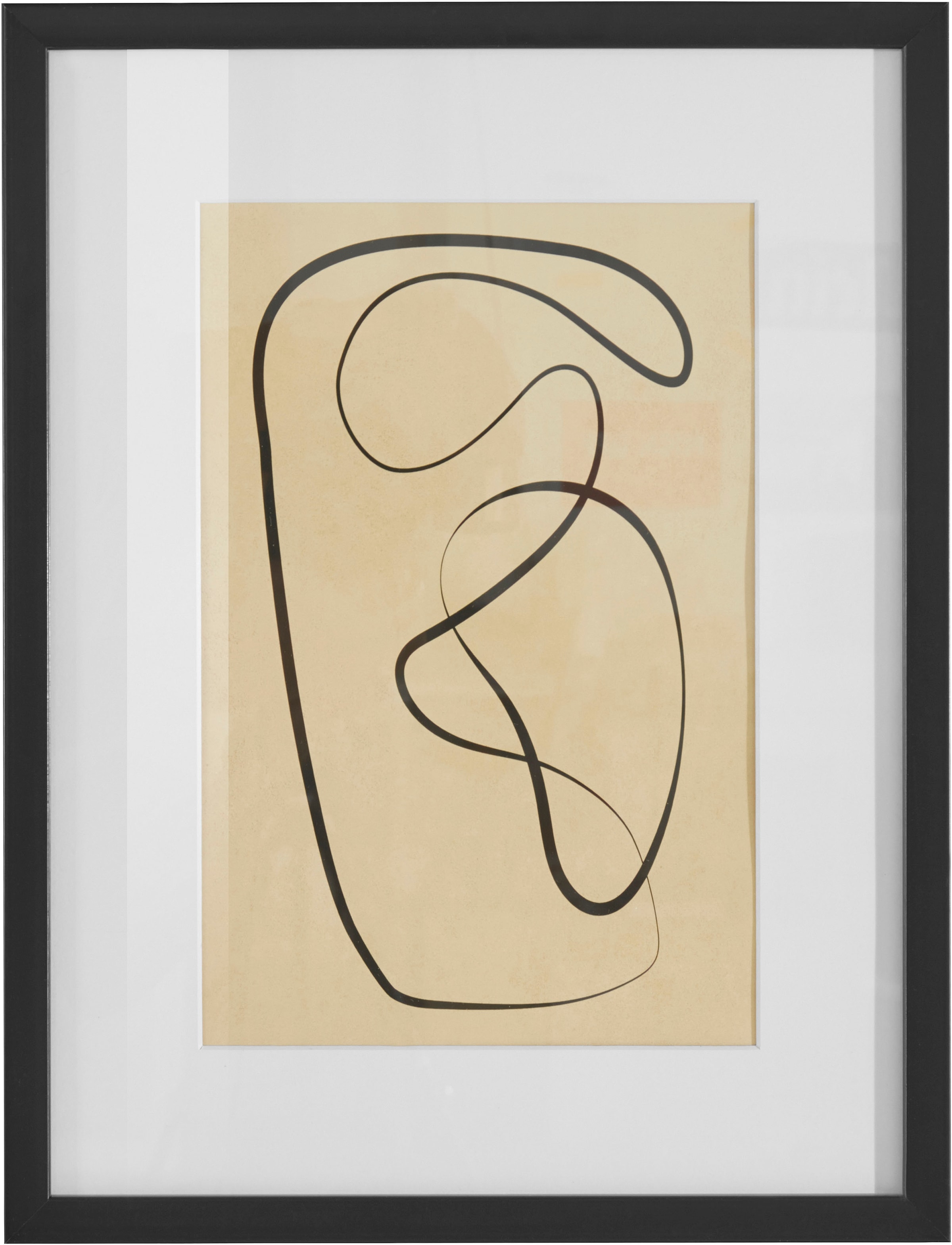 LeGer Home by Lena Gercke Bild "Abstract", Abstrakt, (1 St.), Poster, beige günstig online kaufen