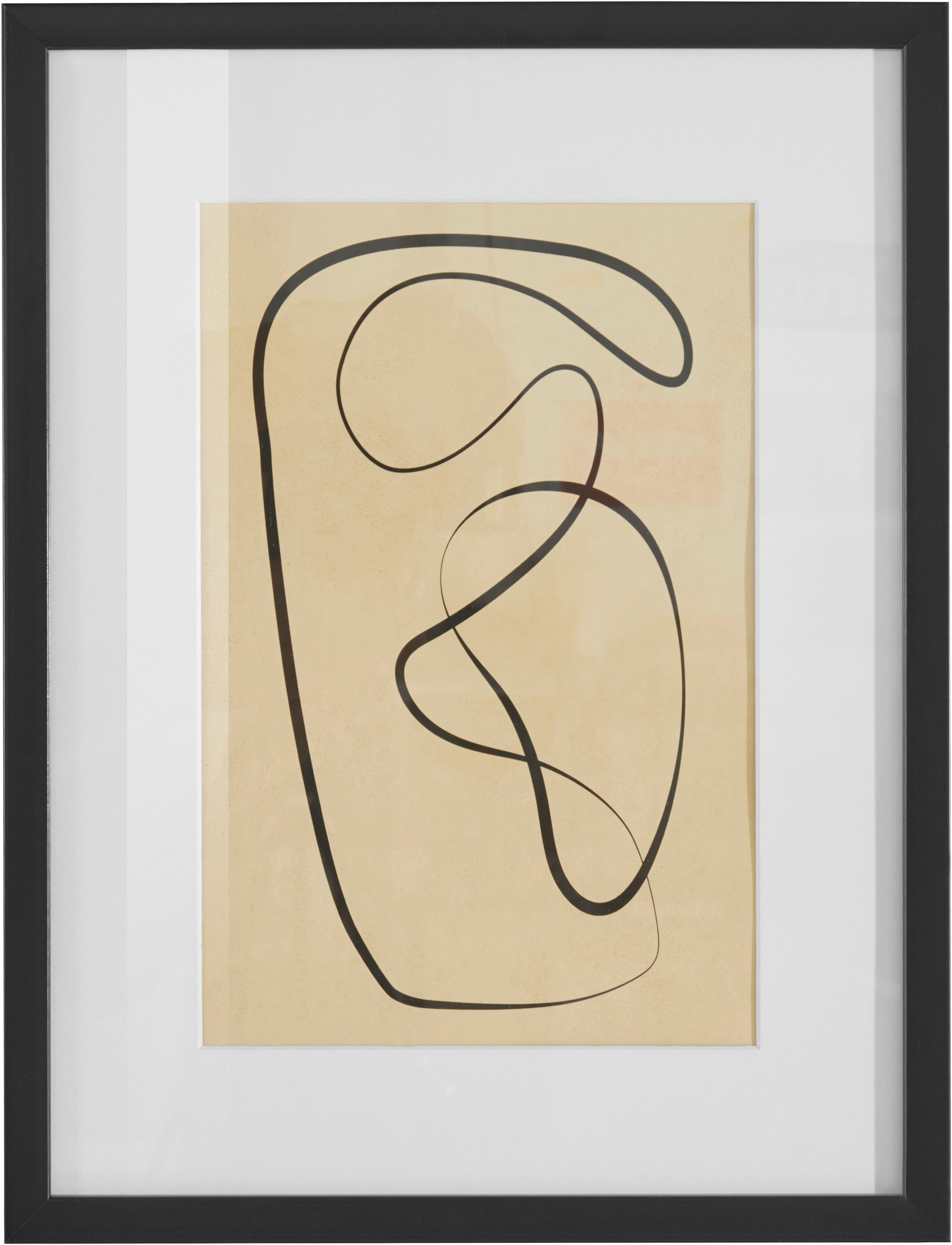 LeGer Home by Lena Gercke Bild "Abstract" Abstrakt 1 Stk. tlg. Poster, beig günstig online kaufen