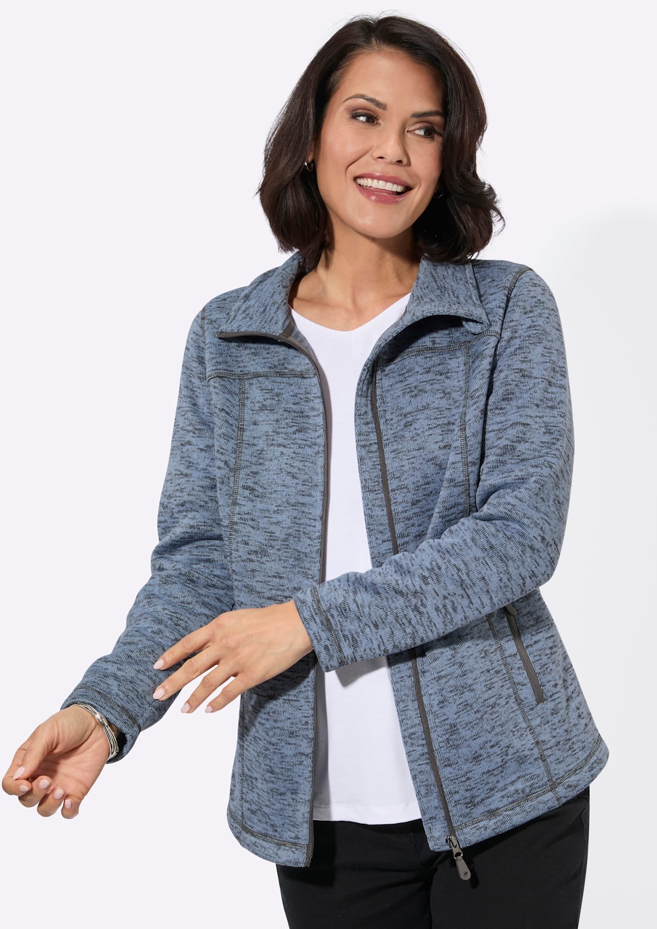 Casual Looks Strickfleecejacke