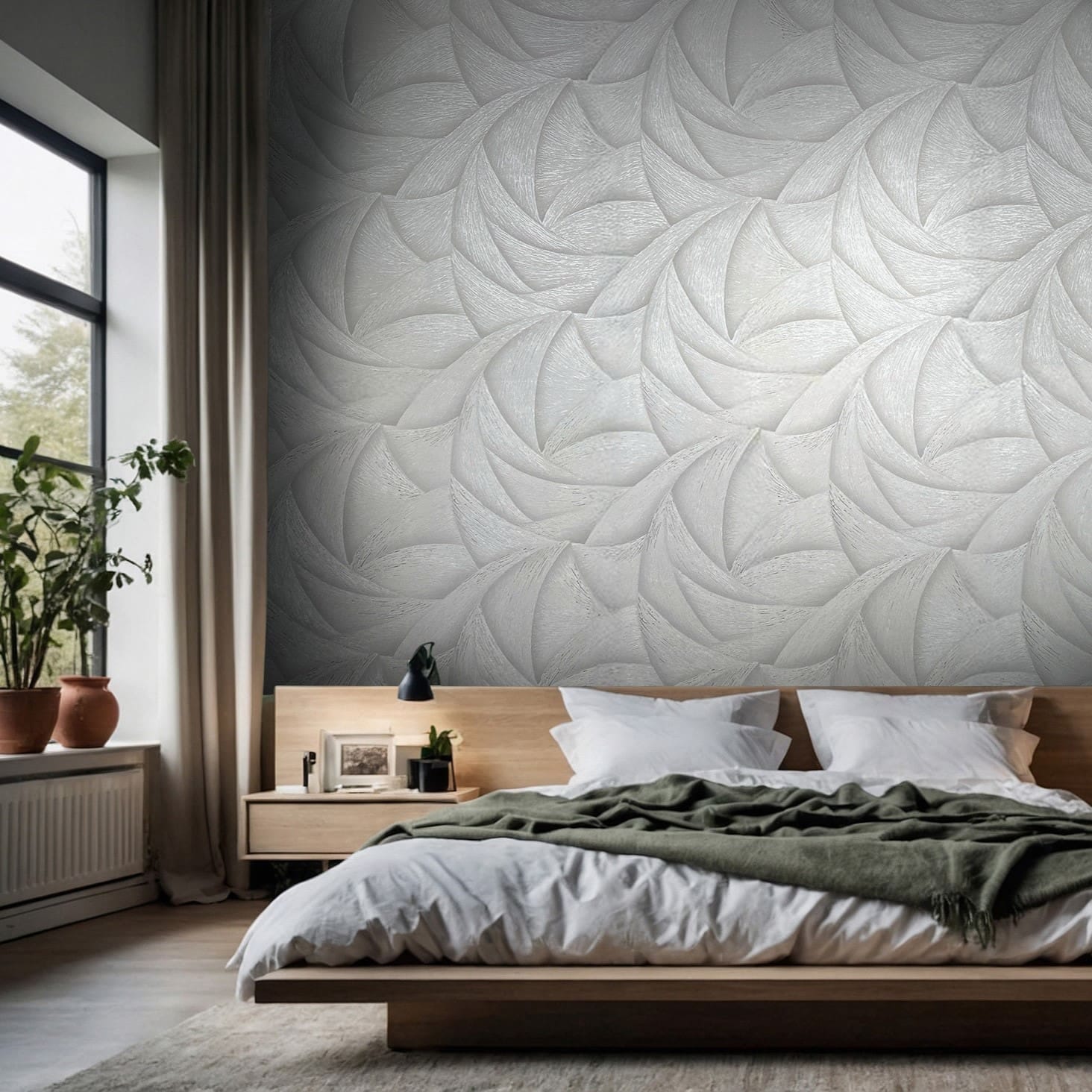 Marburg Vliestapete »Tapete Calm Waves«, geometrisch, moderne Vliestapete für Wohnzimmer Schlafzimmer Küche