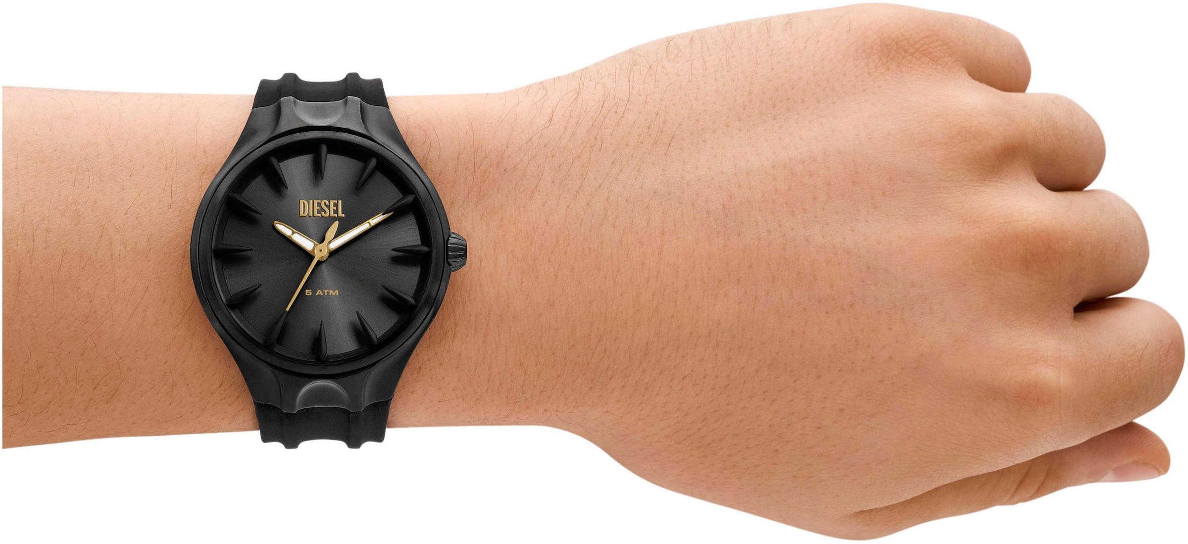 Diesel Quarzuhr »STREAMLINE«, Armbanduhr, Herrenuhr, Silikonarmband