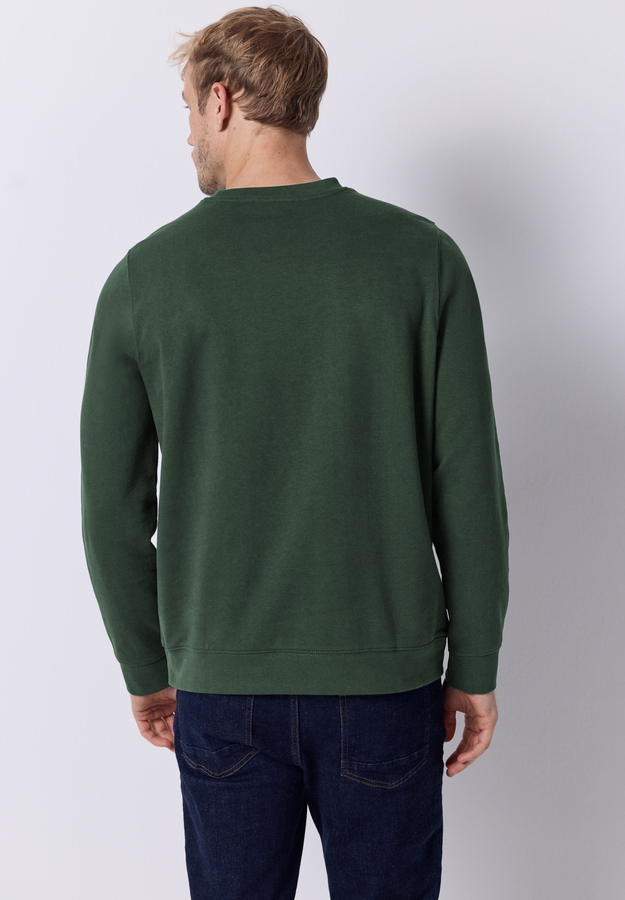 STREET ONE MEN Sweatshirt , im soften Baumwoll-Mix
